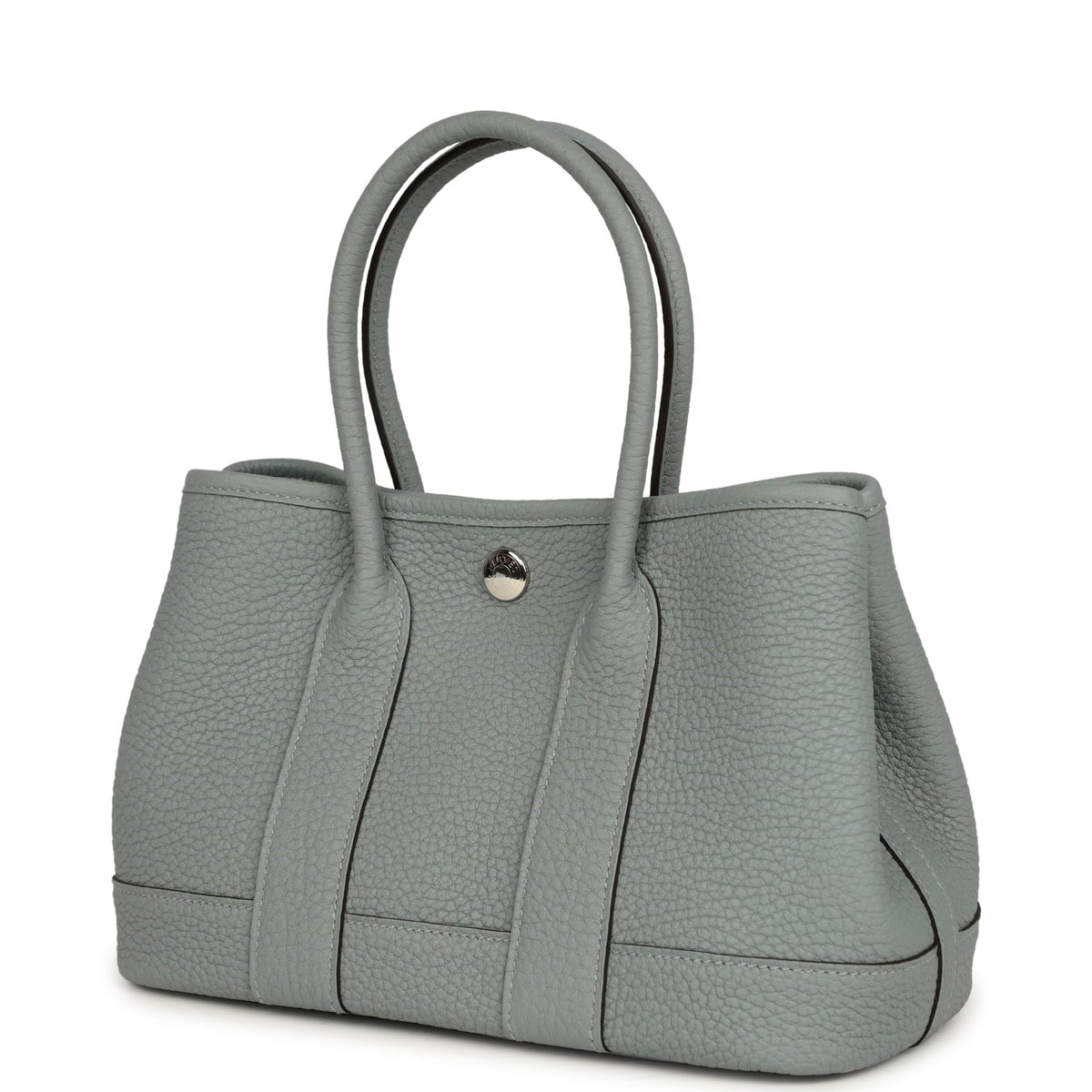 Hermes Garden Party Neo 23 Gris Pantin Negonda Palladium Hardware