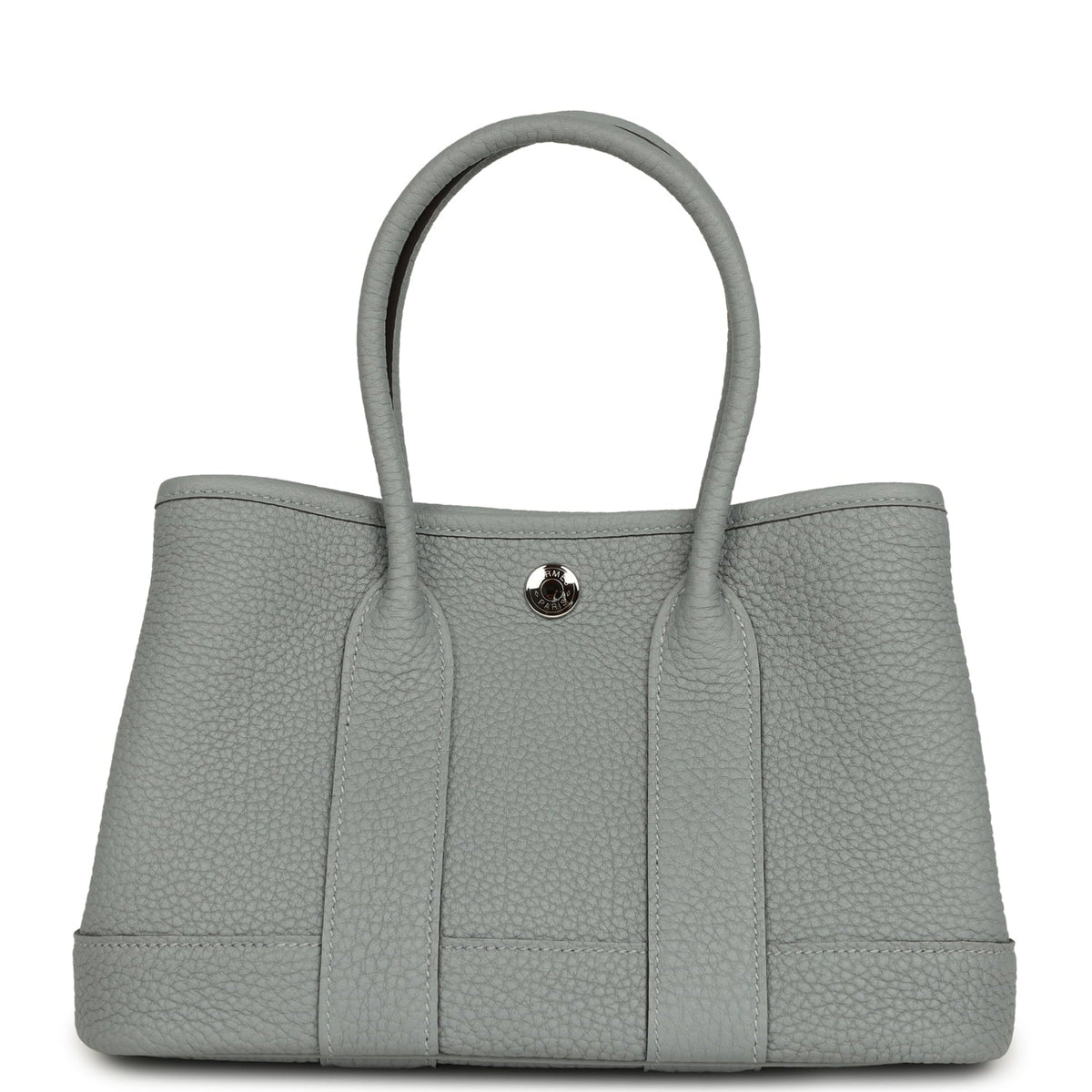 Hermes Garden Party Neo 23 Gris Pantin Negonda Palladium Hardware