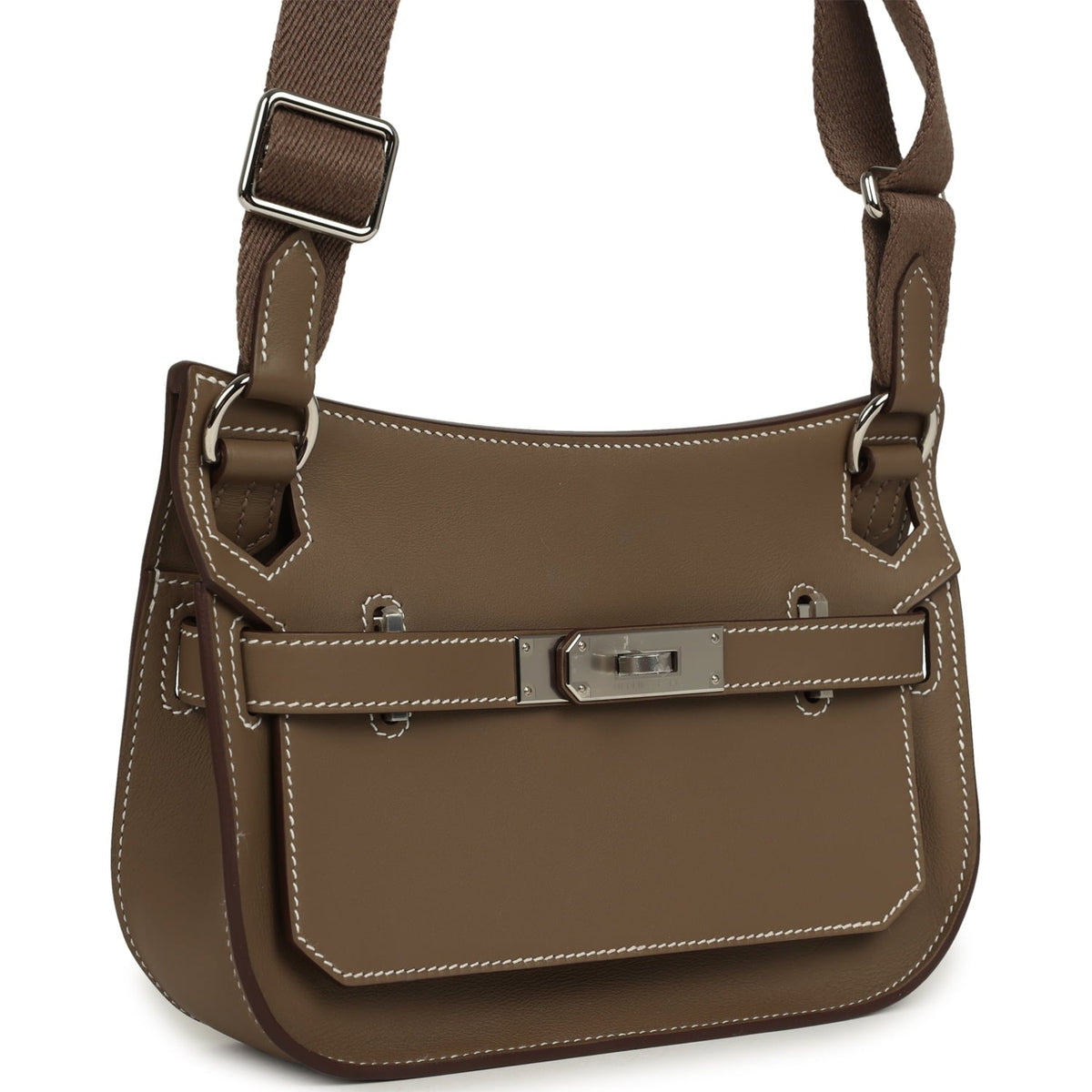 Hermes Jypsiere Mini Etoupe Swift Palladium Hardware