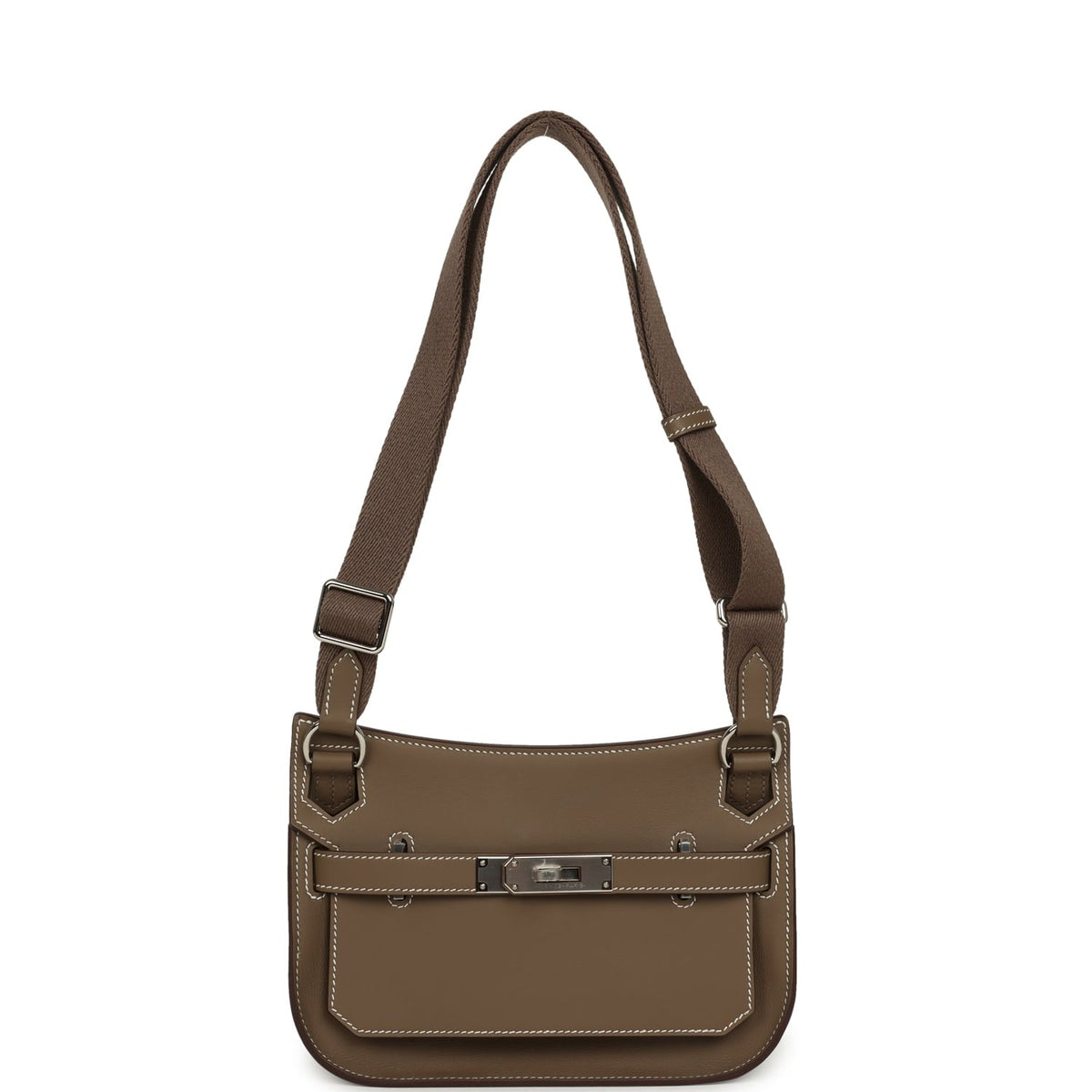 Hermes Jypsiere Mini Etoupe Swift Palladium Hardware
