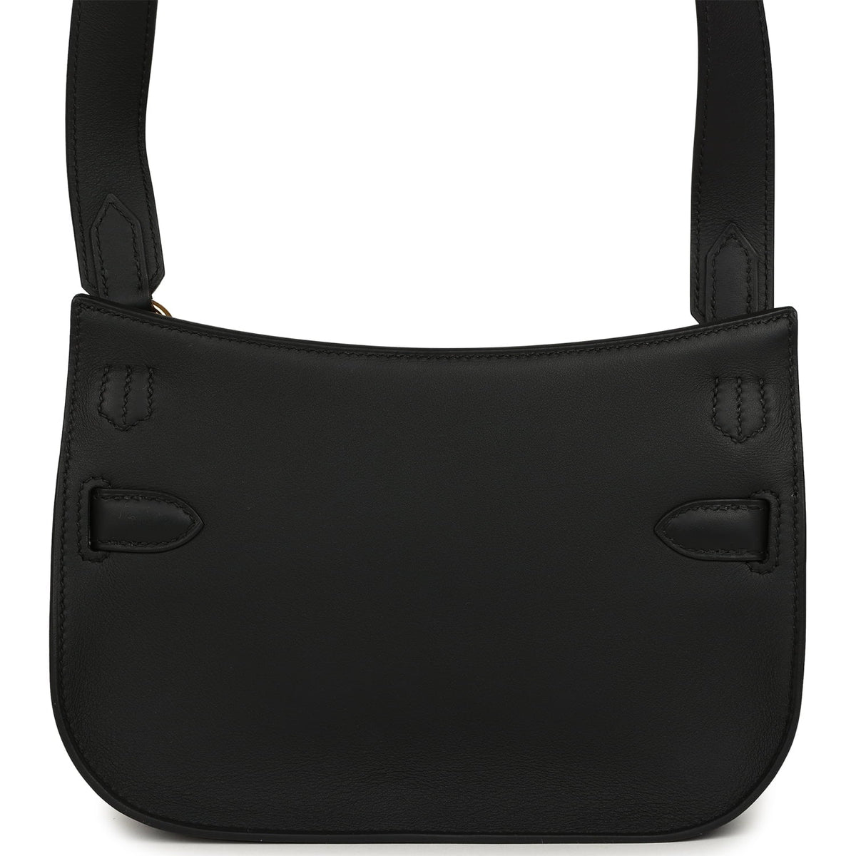 Hermes Mini Jypsiere Black Swift Gold Hardware