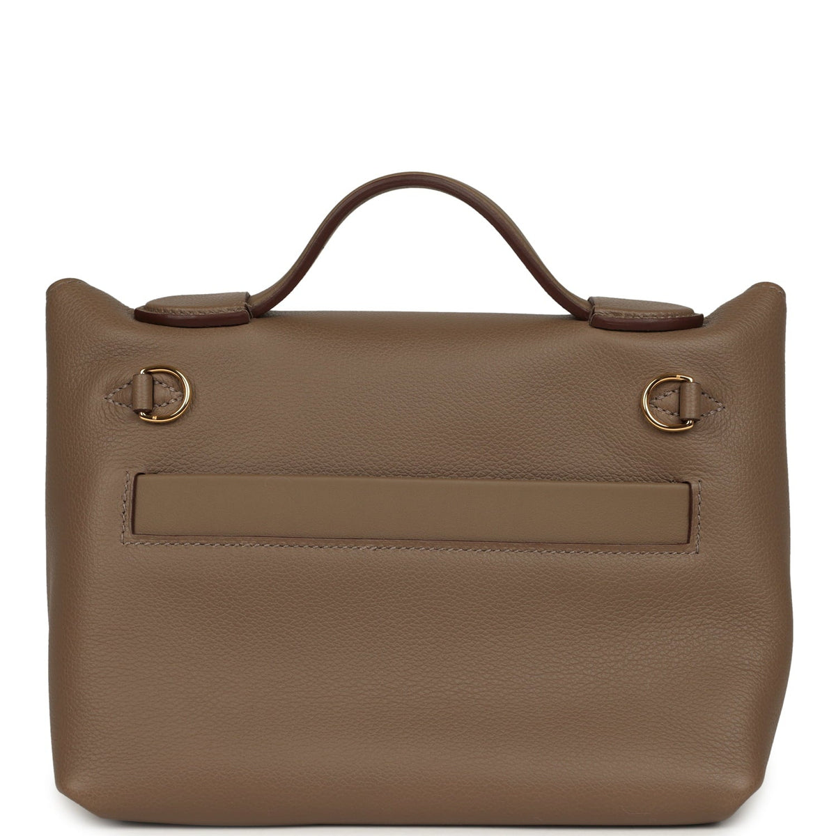 Hermes Mini 24/24 Bag Etoupe Evercolor and Swift Gold Hardware