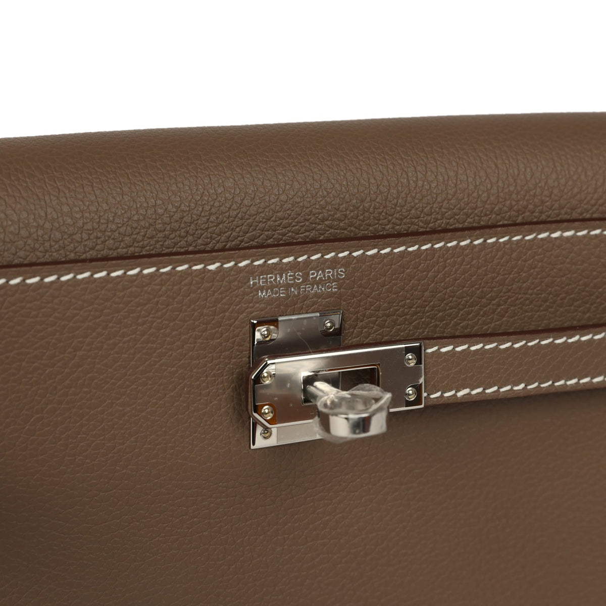 Hermes Kelly Danse Etoupe Evercolor Palladium Hardware