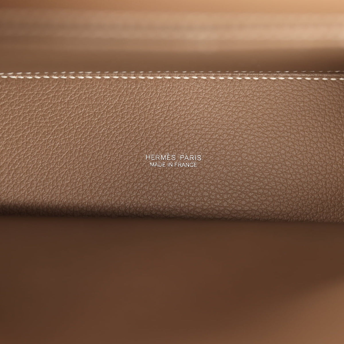 Hermes Kelly Danse Etoupe Evercolor Palladium Hardware