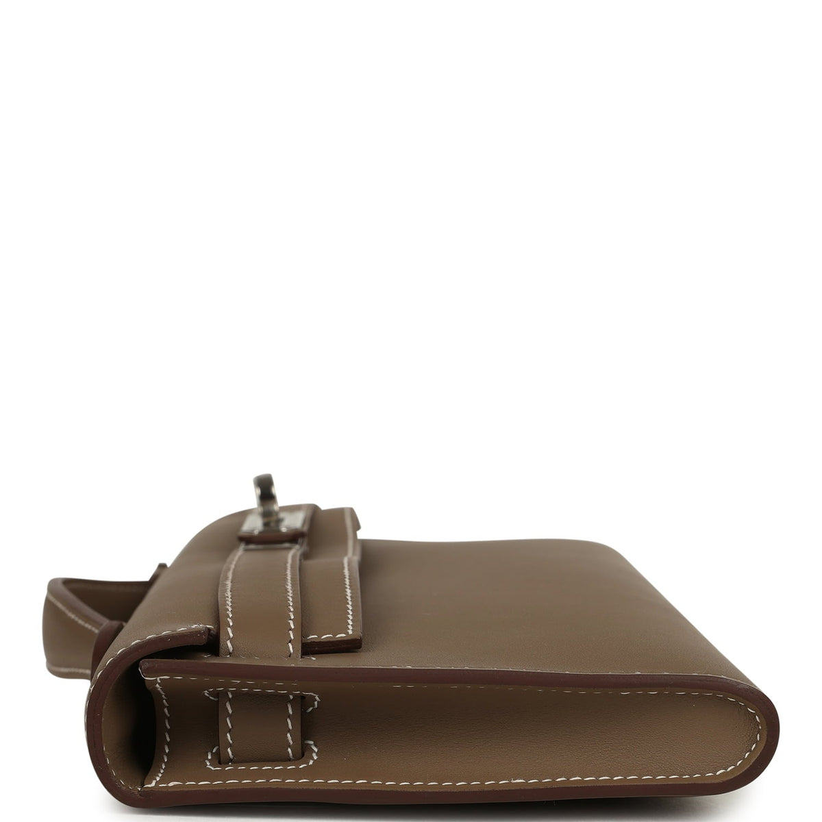 Hermes Kelly Cut Etoupe Swift Palladium Hardware