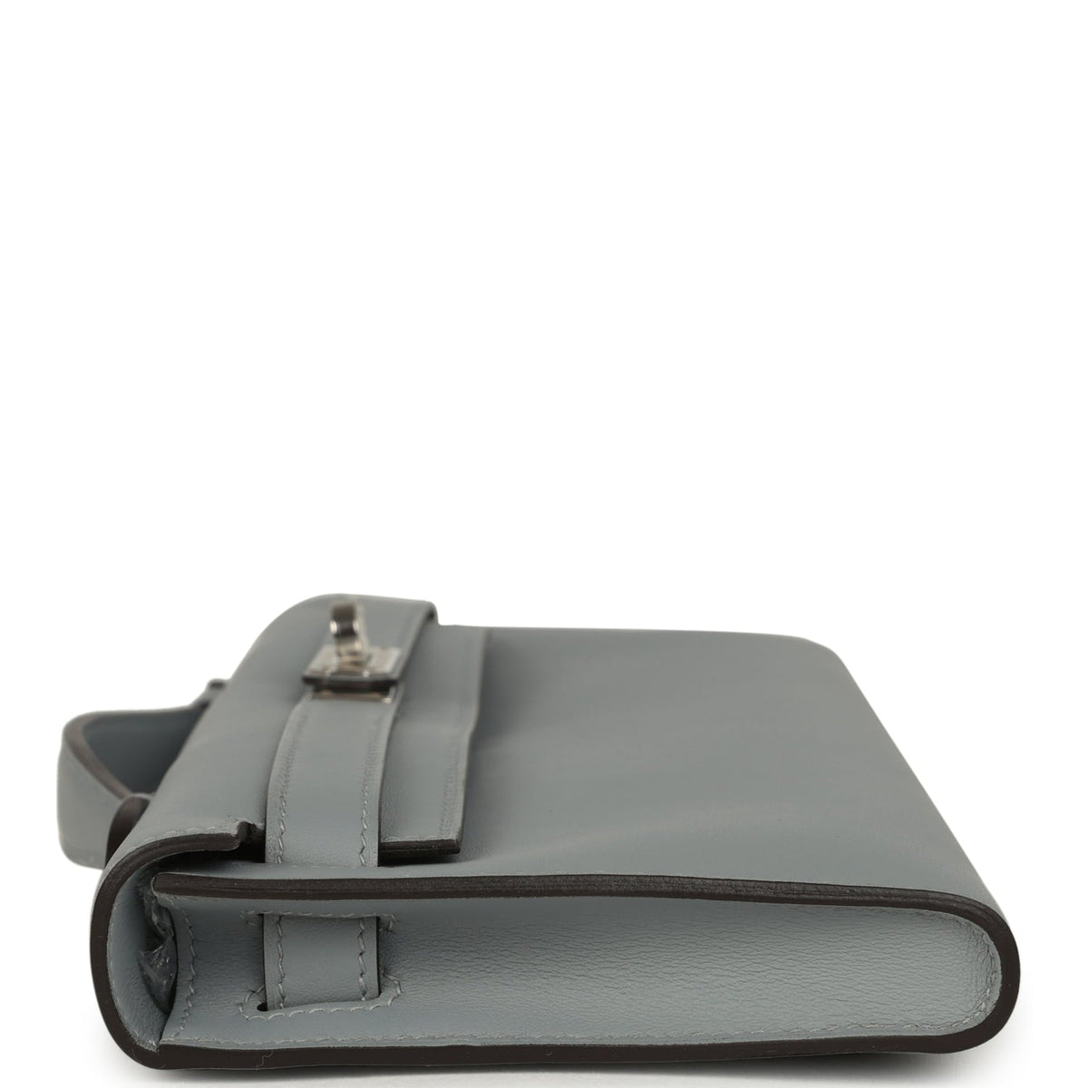 Hermes Kelly Cut Gris Pantin Swift Palladium Hardware