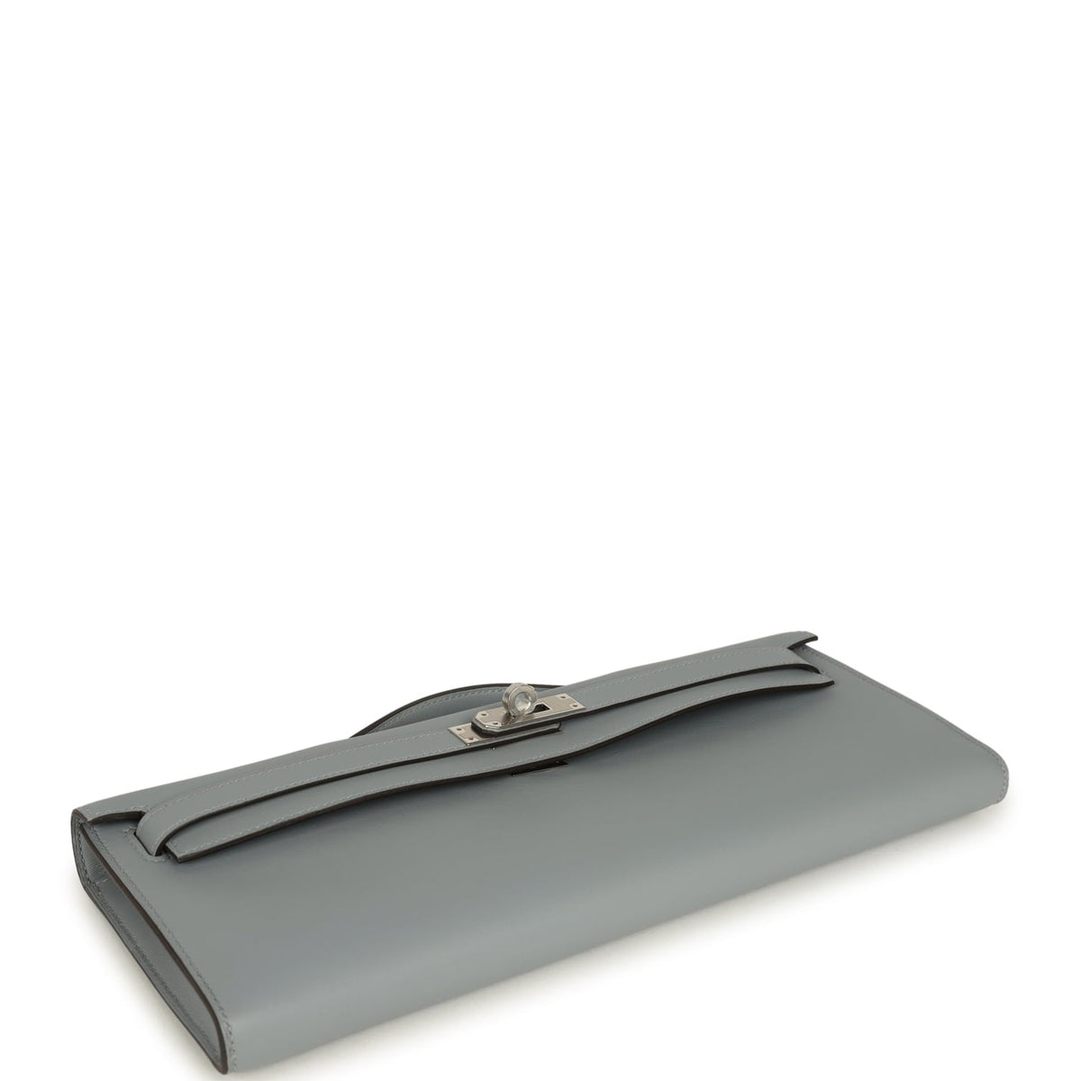 Hermes Kelly Cut Gris Pantin Swift Palladium Hardware