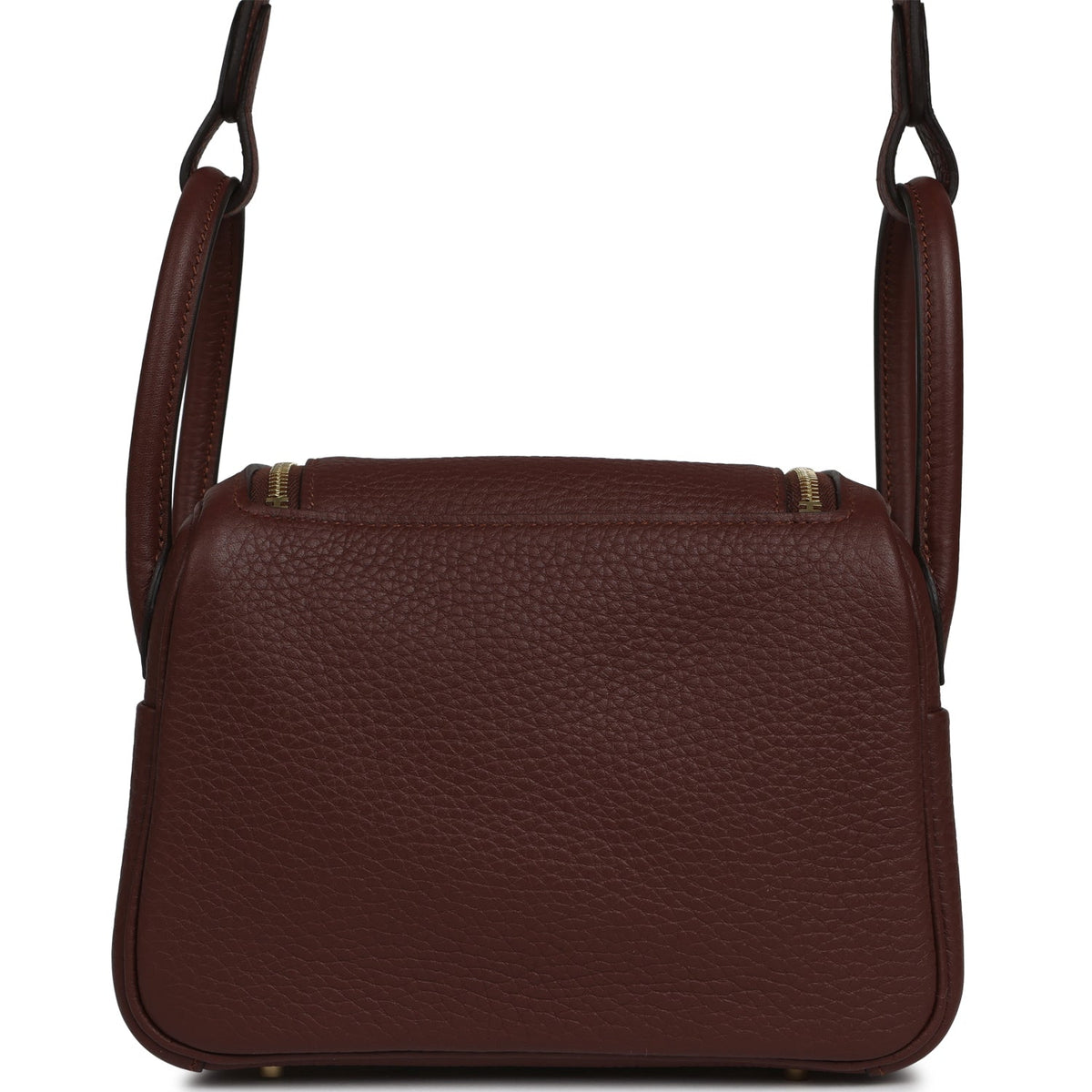 Hermes Mini Lindy II Terre Clemence Gold Hardware