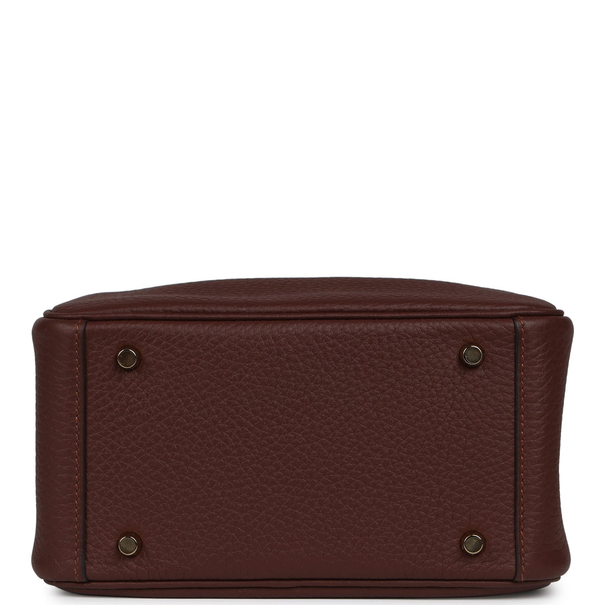 Hermes Mini Lindy II Terre Clemence Gold Hardware