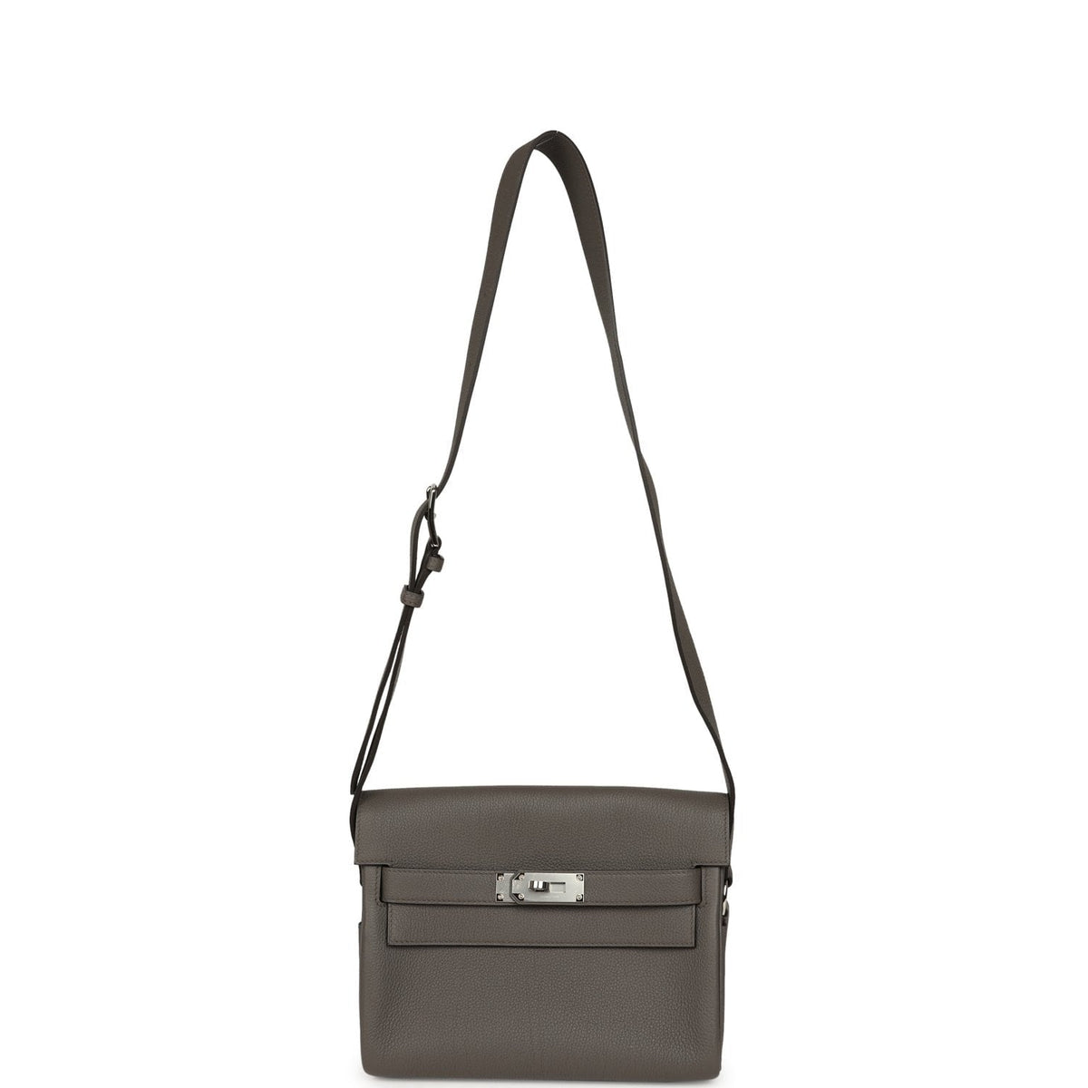Hermes Kelly Messenger PM Etain Togo Palladium Hardware