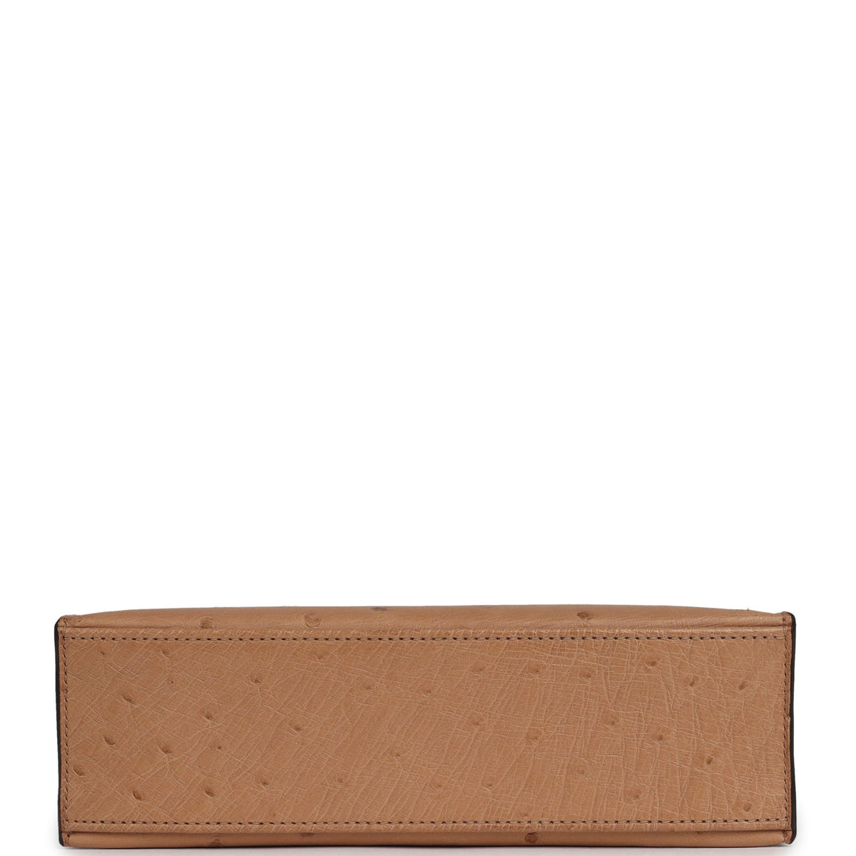 Hermes Kelly Pochette Chai Ostrich Gold Hardware