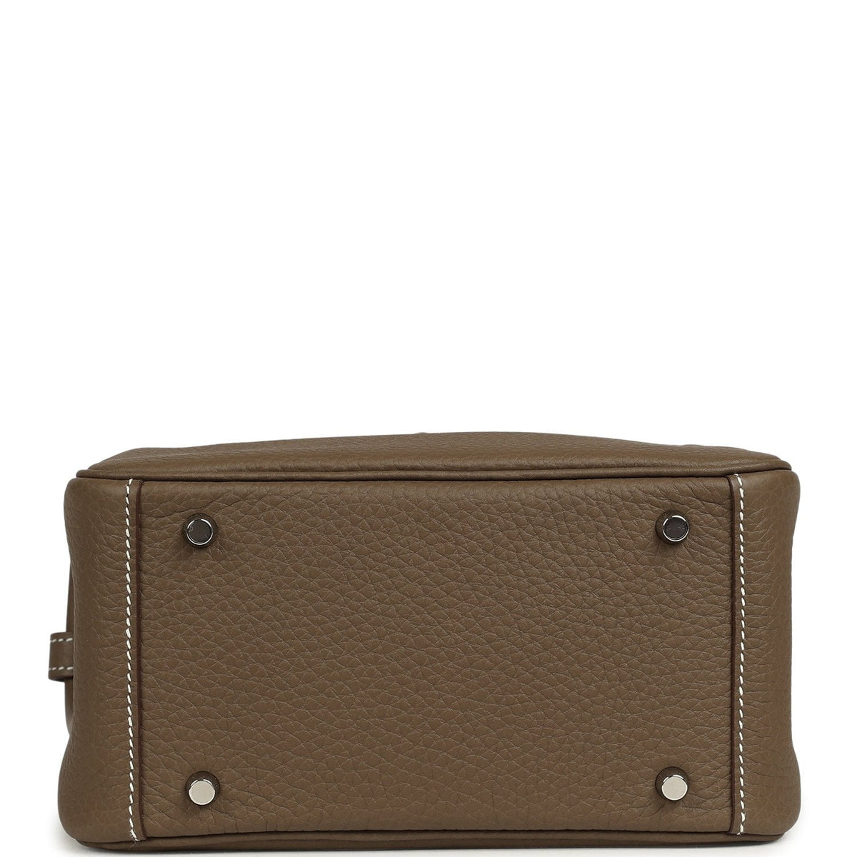 Hermes Mini Lindy II Etoupe Clemence Palladium Hardware