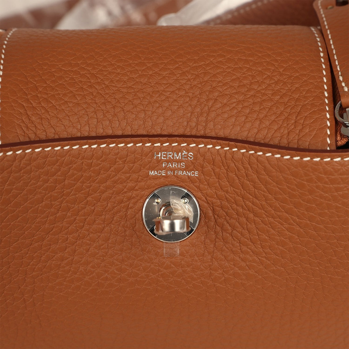Hermes Mini Lindy II Gold Clemence Palladium Hardware
