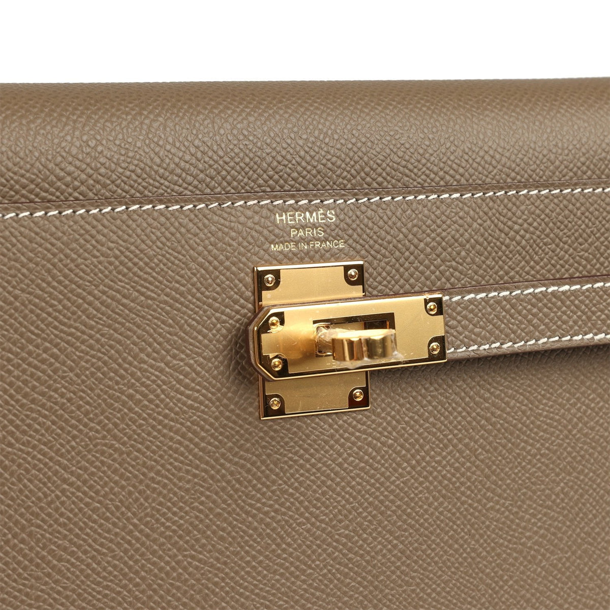 Hermes Kelly Elan Etoupe Epsom Gold Hardware