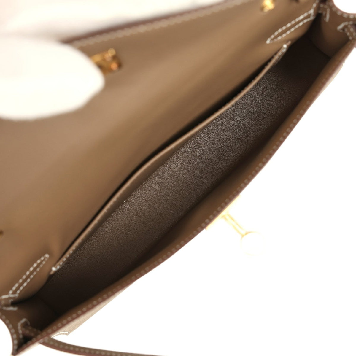 Hermes Kelly Elan Etoupe Epsom Gold Hardware