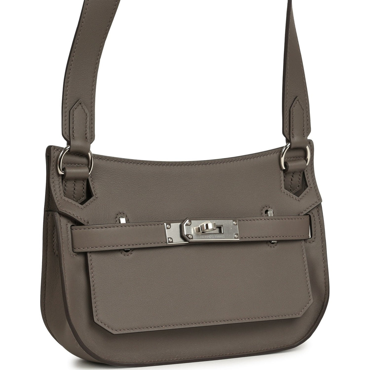 Hermes Jypsiere Mini Gris Meyer Swift Palladium Hardware
