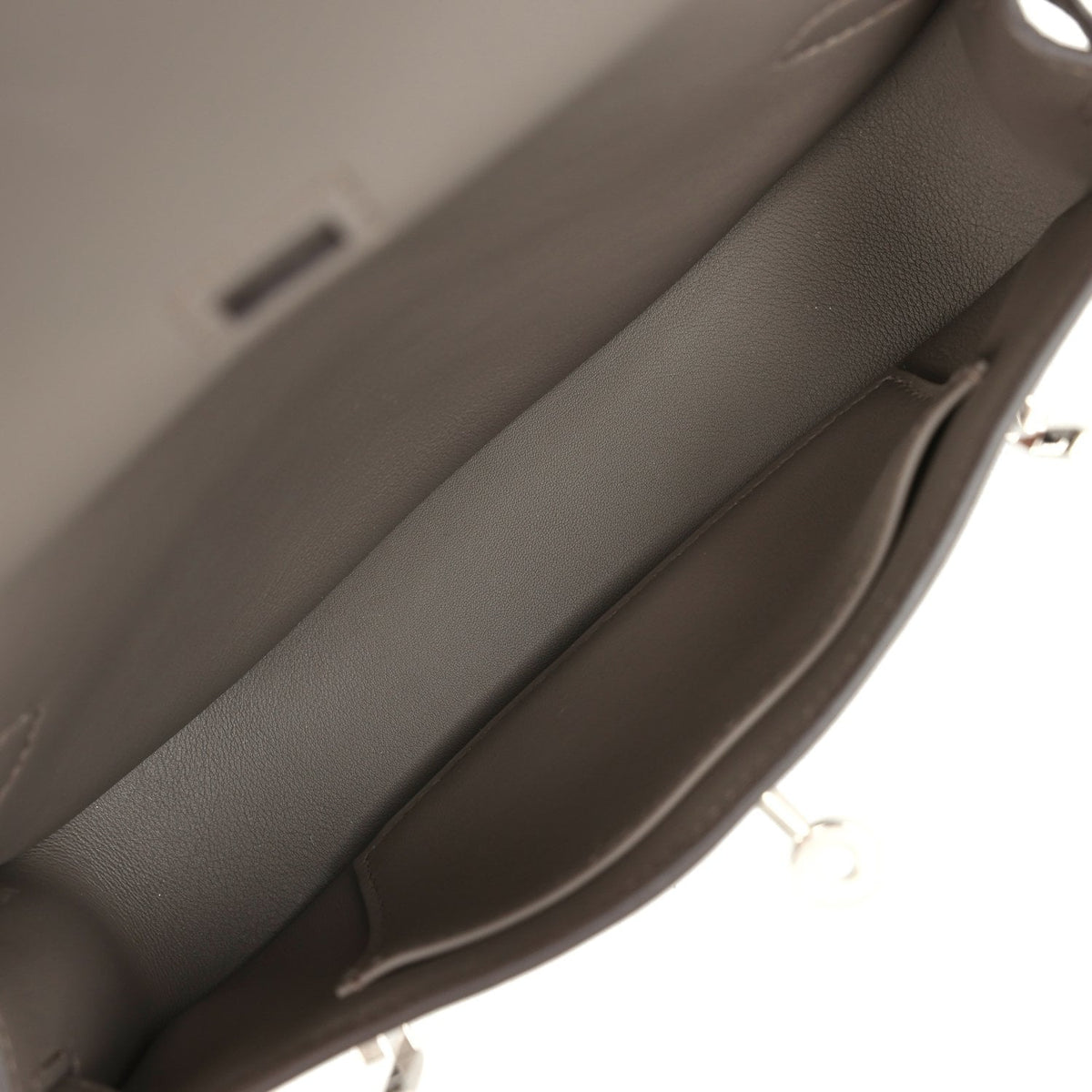 Hermes Jypsiere Mini Gris Meyer Swift Palladium Hardware
