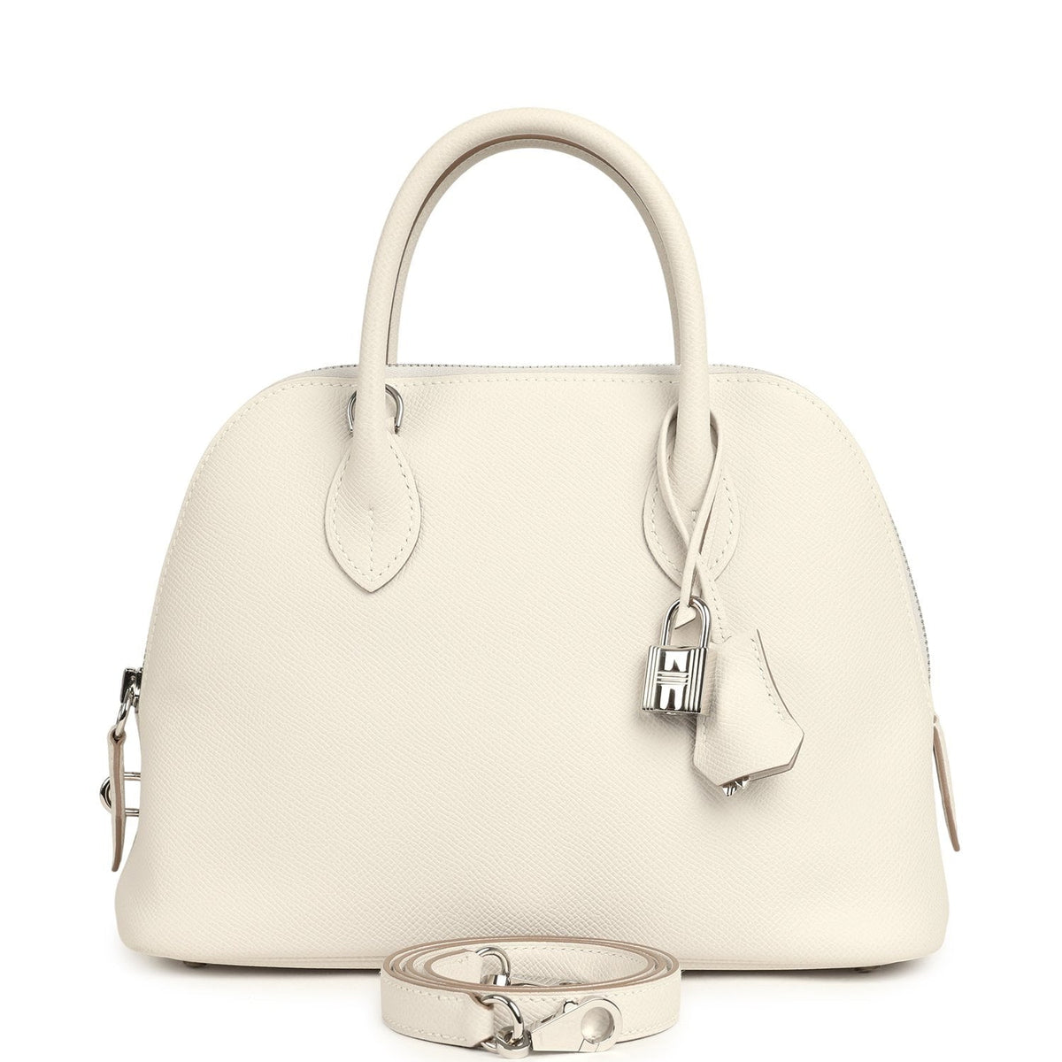Hermes 1923 Bolide 25 Gris Pale Epsom Palladium Hardware