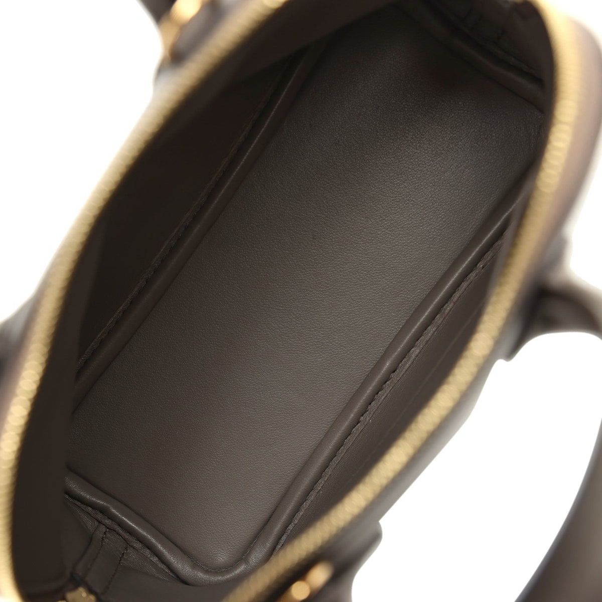 Hermes Mini 1923 Bolide Etain Evercolor Gold Hardware