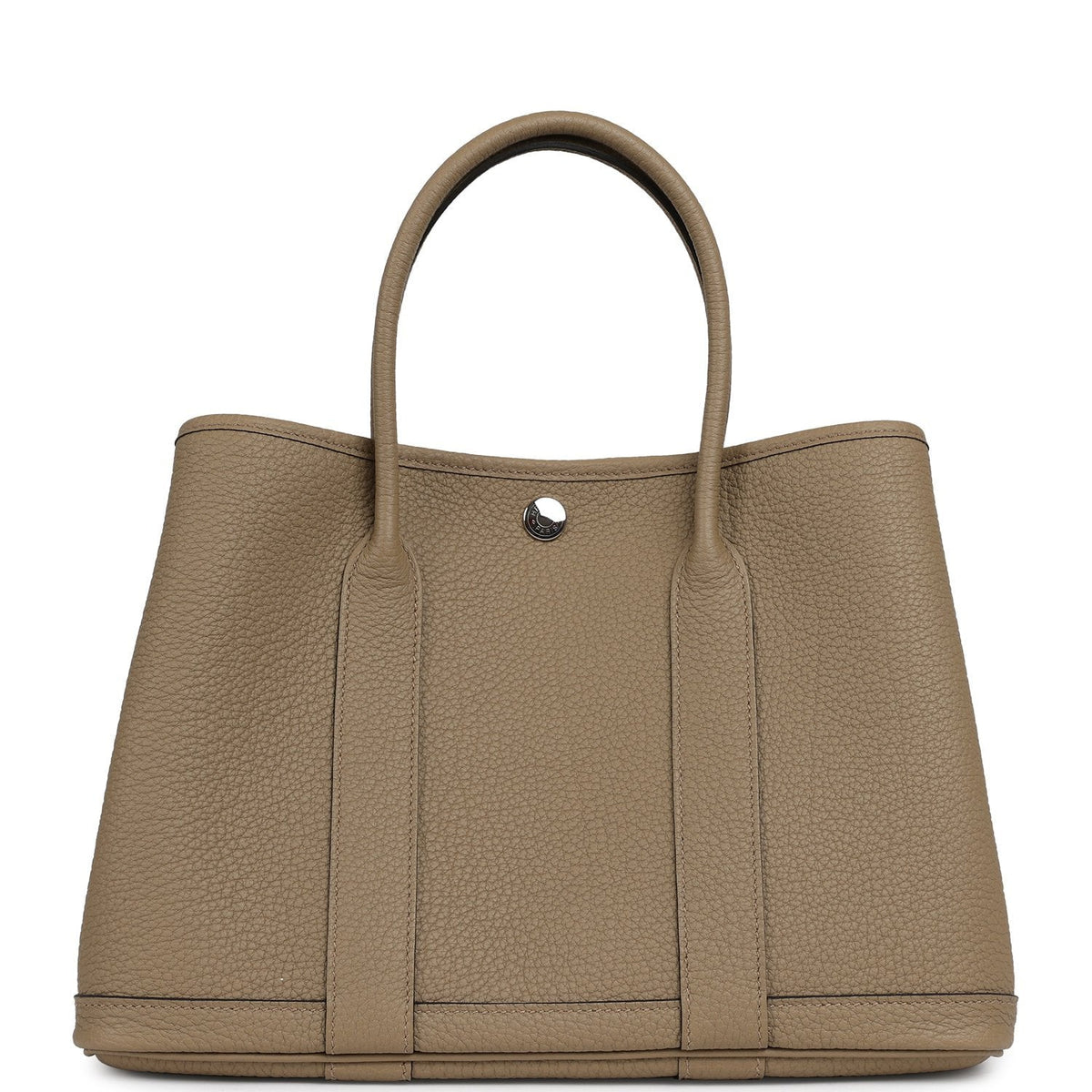 Hermes Garden Party 30 Beige Marfa Negonda Palladium Hardware