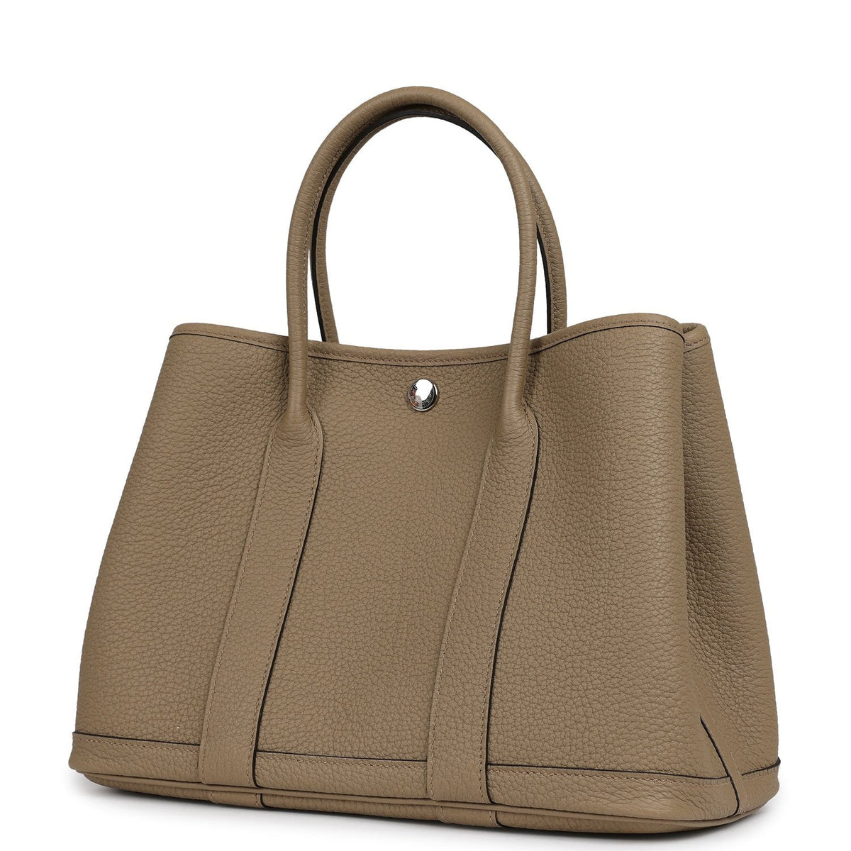 Hermes Garden Party 30 Beige Marfa Negonda Palladium Hardware
