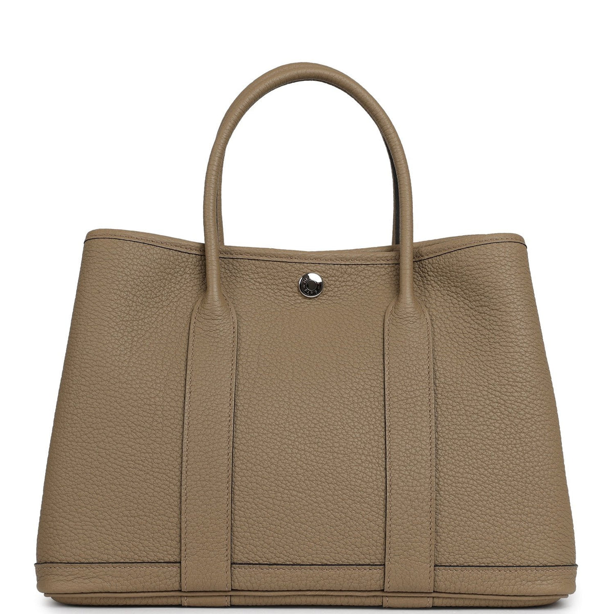 Hermes Garden Party 30 Beige Marfa Negonda Palladium Hardware