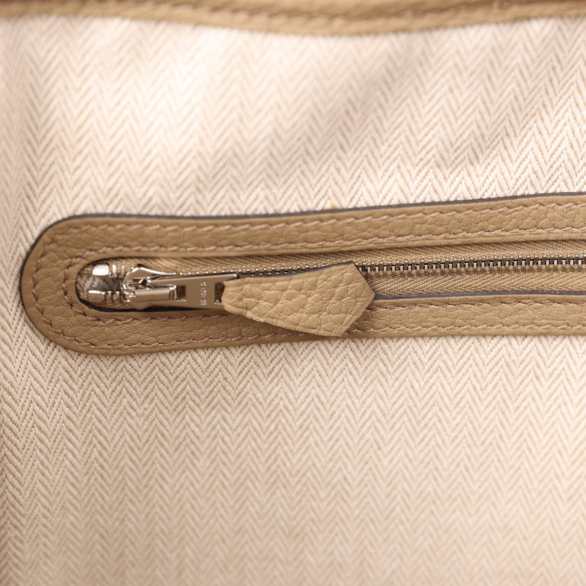 Hermes Garden Party 30 Beige Marfa Negonda Palladium Hardware