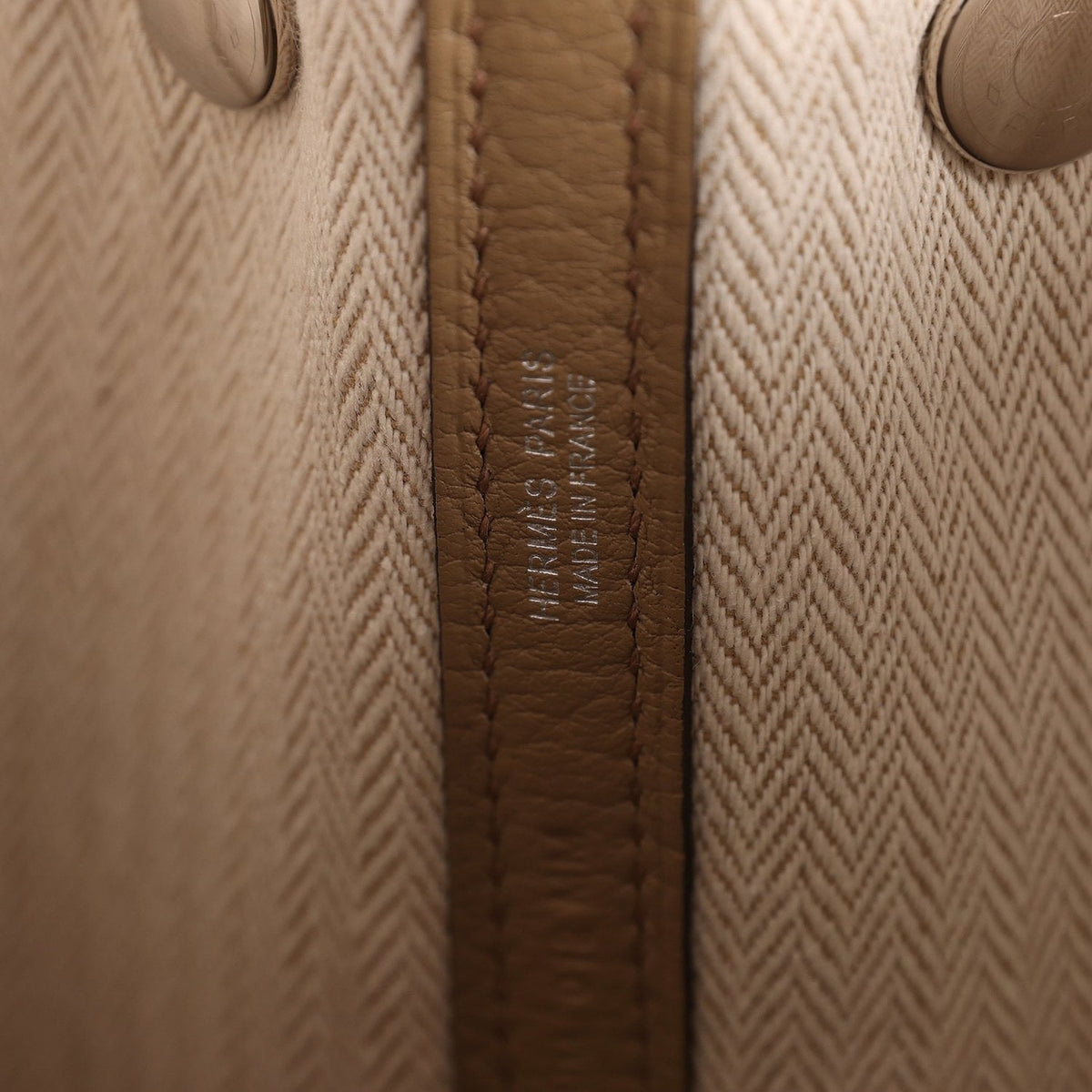 Hermes Garden Party 30 Beige Marfa Negonda Palladium Hardware