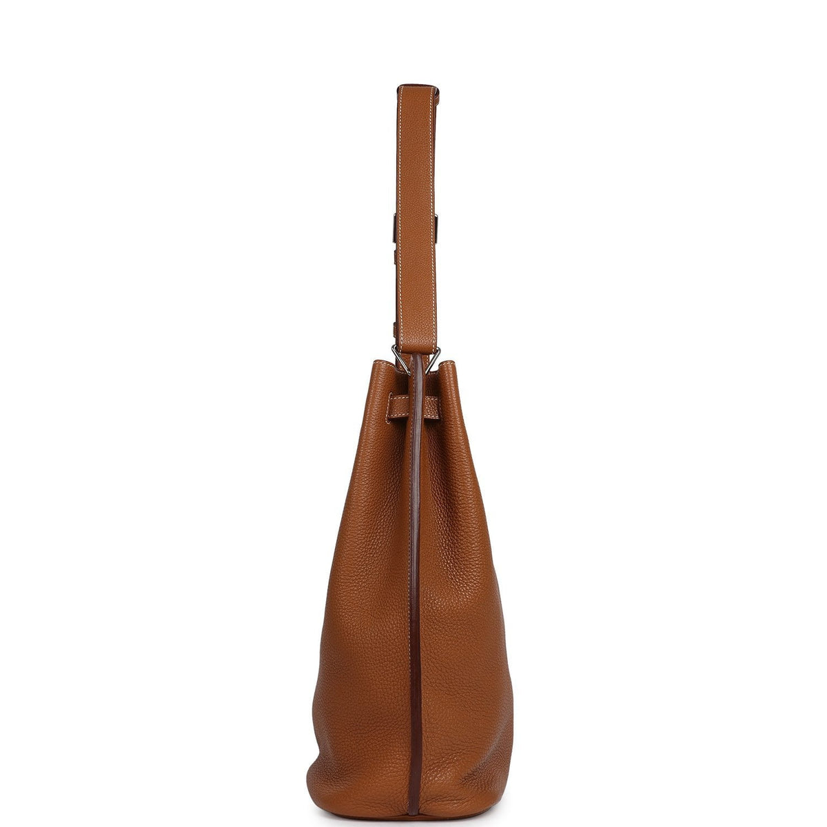 Pre-owned Hermes So Kelly 26 Gold Togo Palladium Hardware