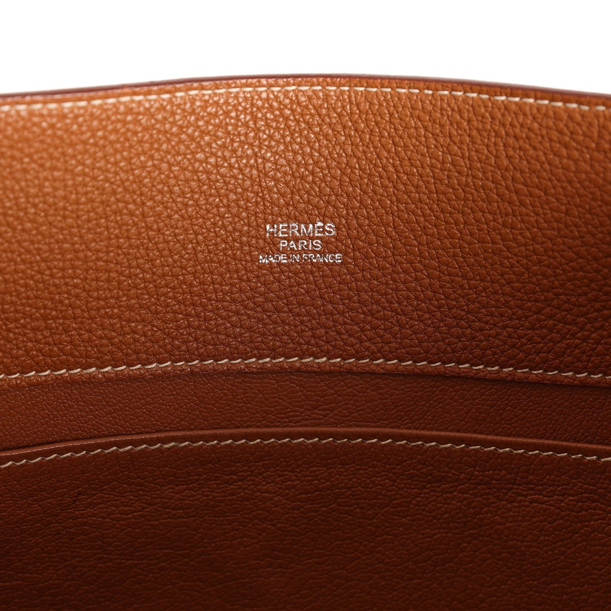 Pre-owned Hermes So Kelly 26 Gold Togo Palladium Hardware