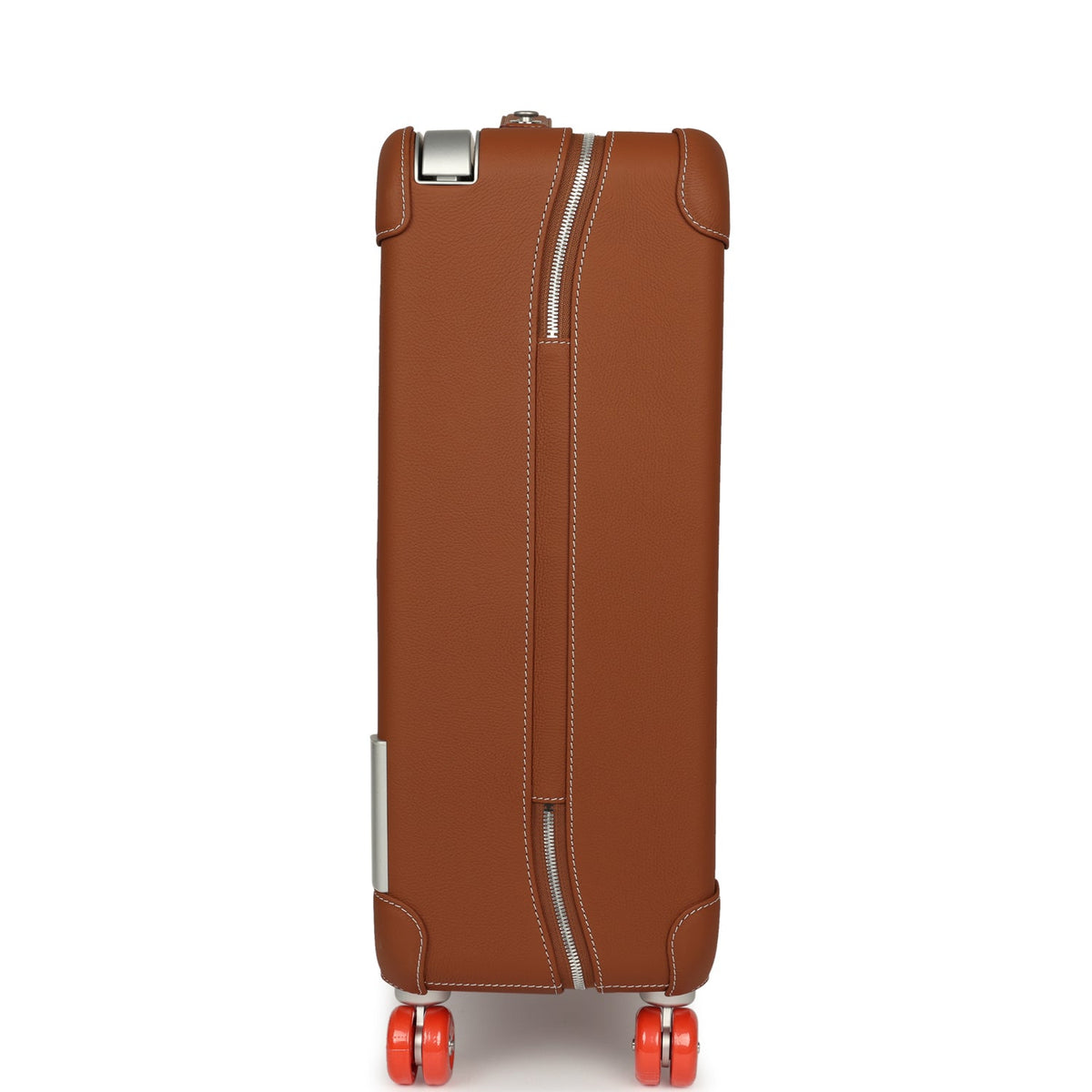 Hermes R.M.S. Cabine 55 Rolling Suitcase "Pacific H" Plume H Multicolor Canvas, Fauve Régate Palladium Hardware