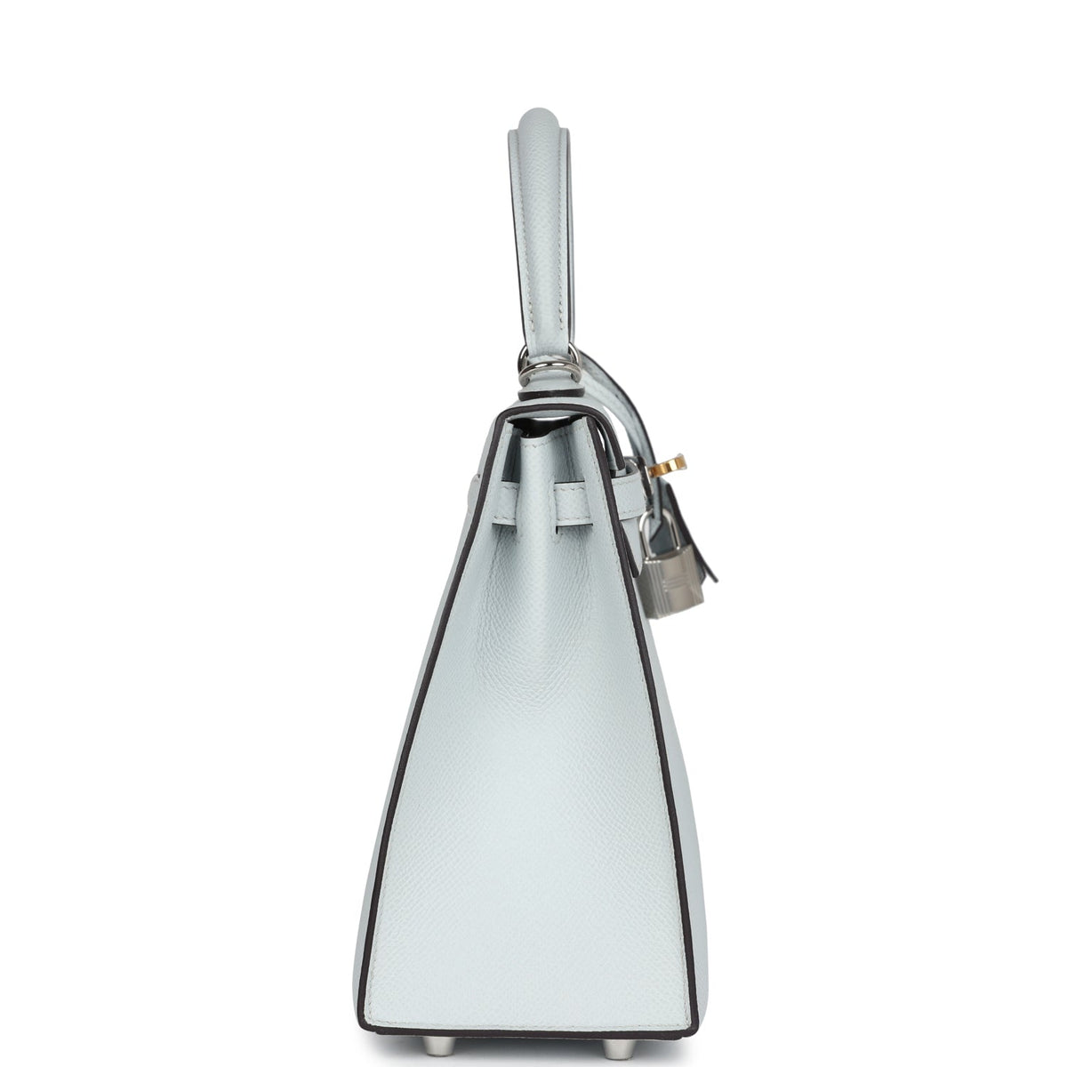Hermes Kelly Sellier 25 Gris Platine Epsom Electrum Hardware