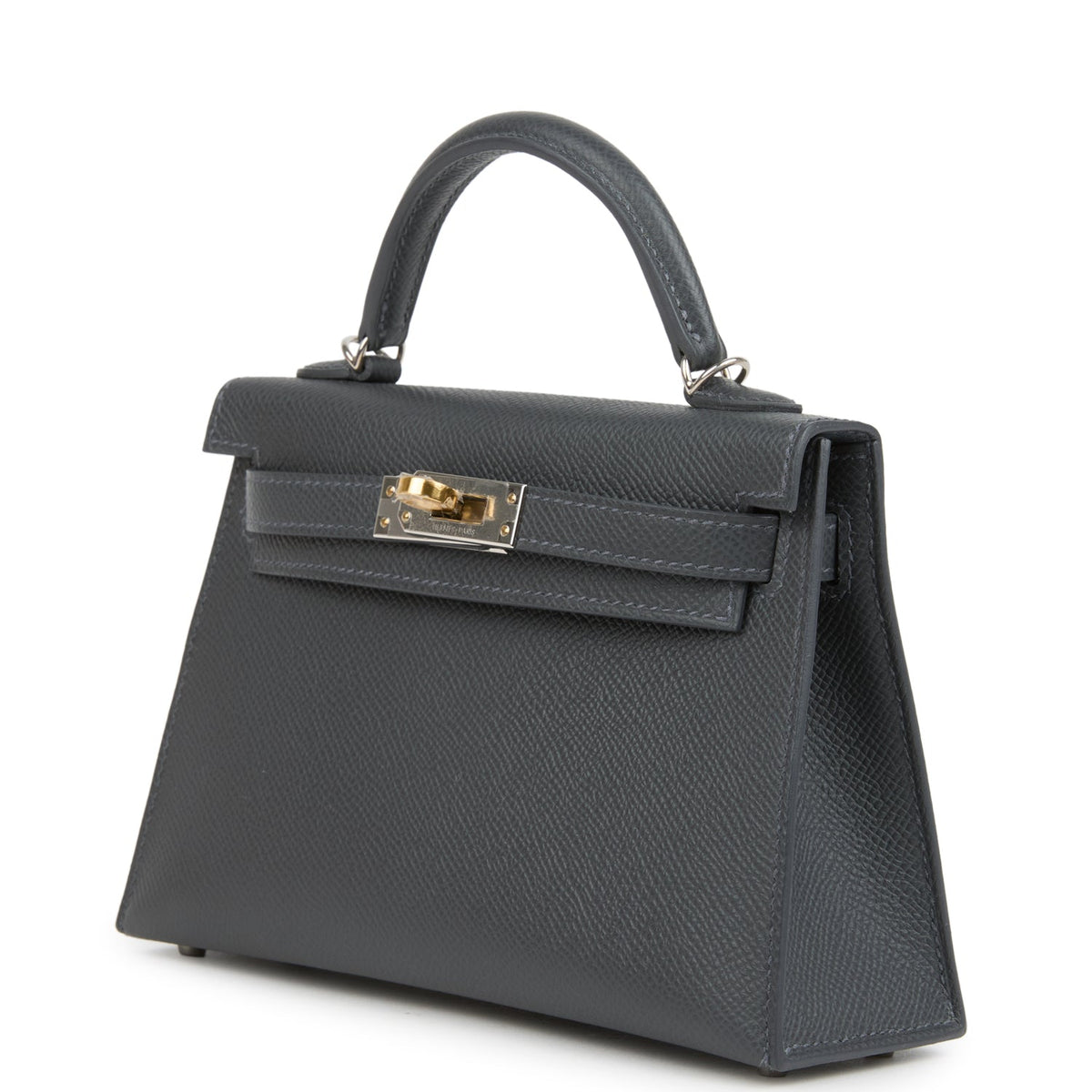 Hermes Kelly Sellier 20 Ardoise Epsom Electrum Hardware