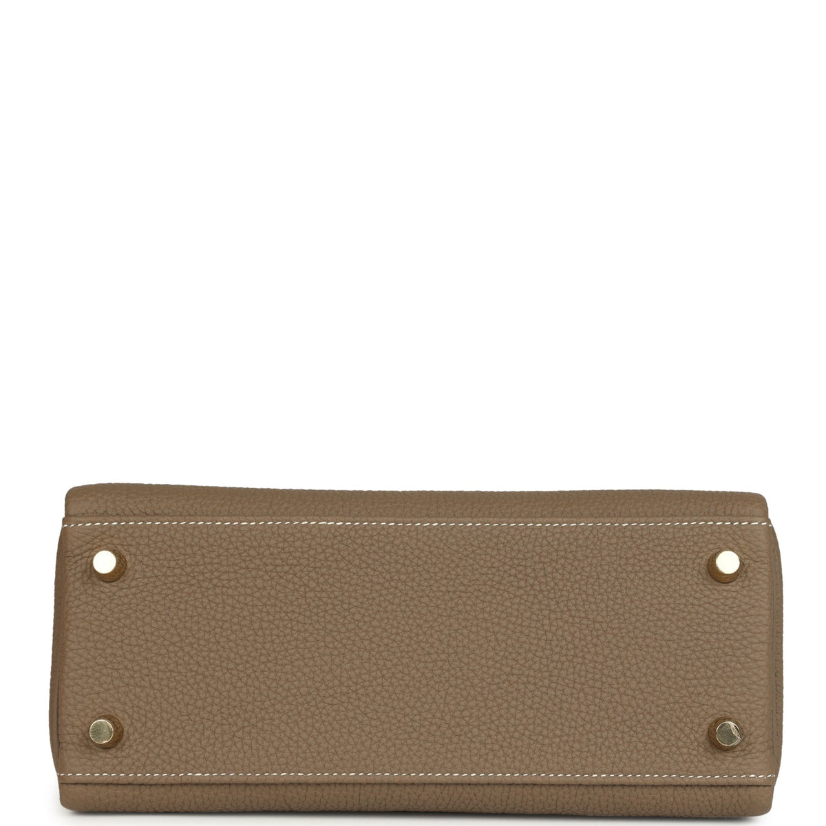Hermes Kelly Retourne 25 Etoupe Togo Gold Hardware