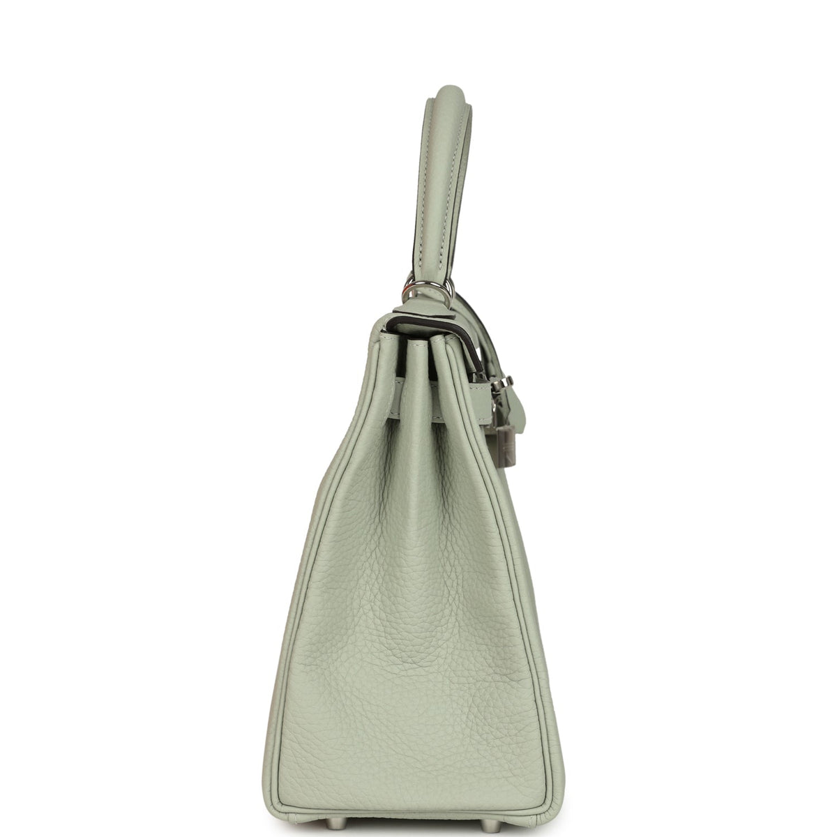 Hermes Kelly Retourne 28 Gris Neve Clemence Palladium Hardware