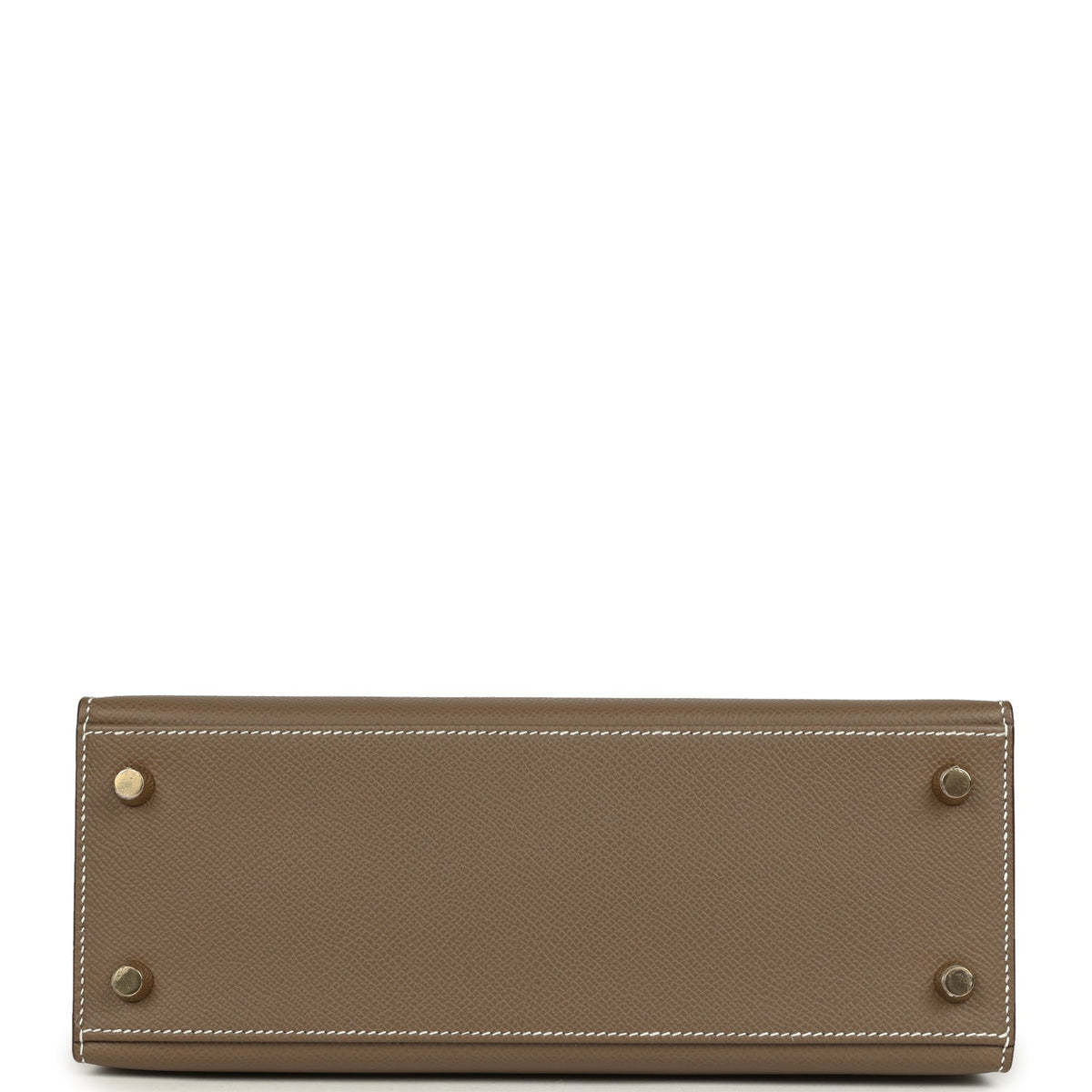 Hermes Kelly Sellier 25 Etoupe Epsom Gold Hardware