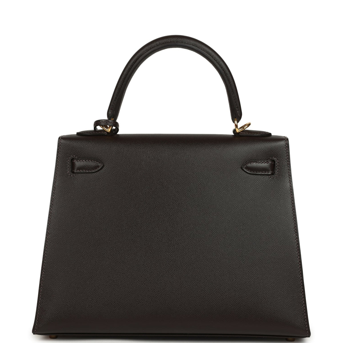 Hermes Kelly Sellier 25 Bai Brun Madame Gold Hardware