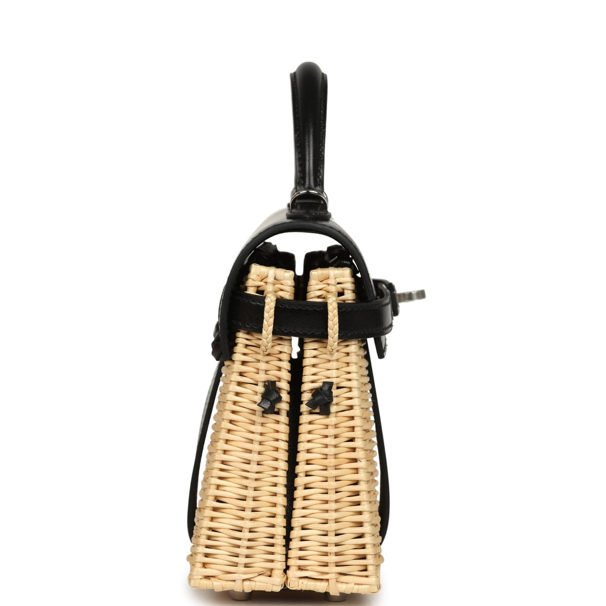 Hermes Mini Picnic Kelly 20 Black Box Palladium Hardware