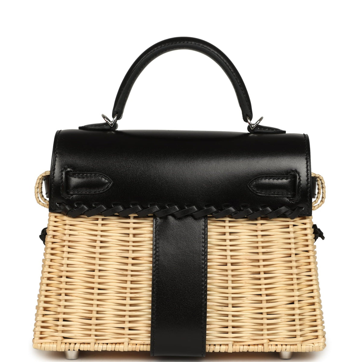 Hermes Mini Picnic Kelly 20 Black Box Palladium Hardware
