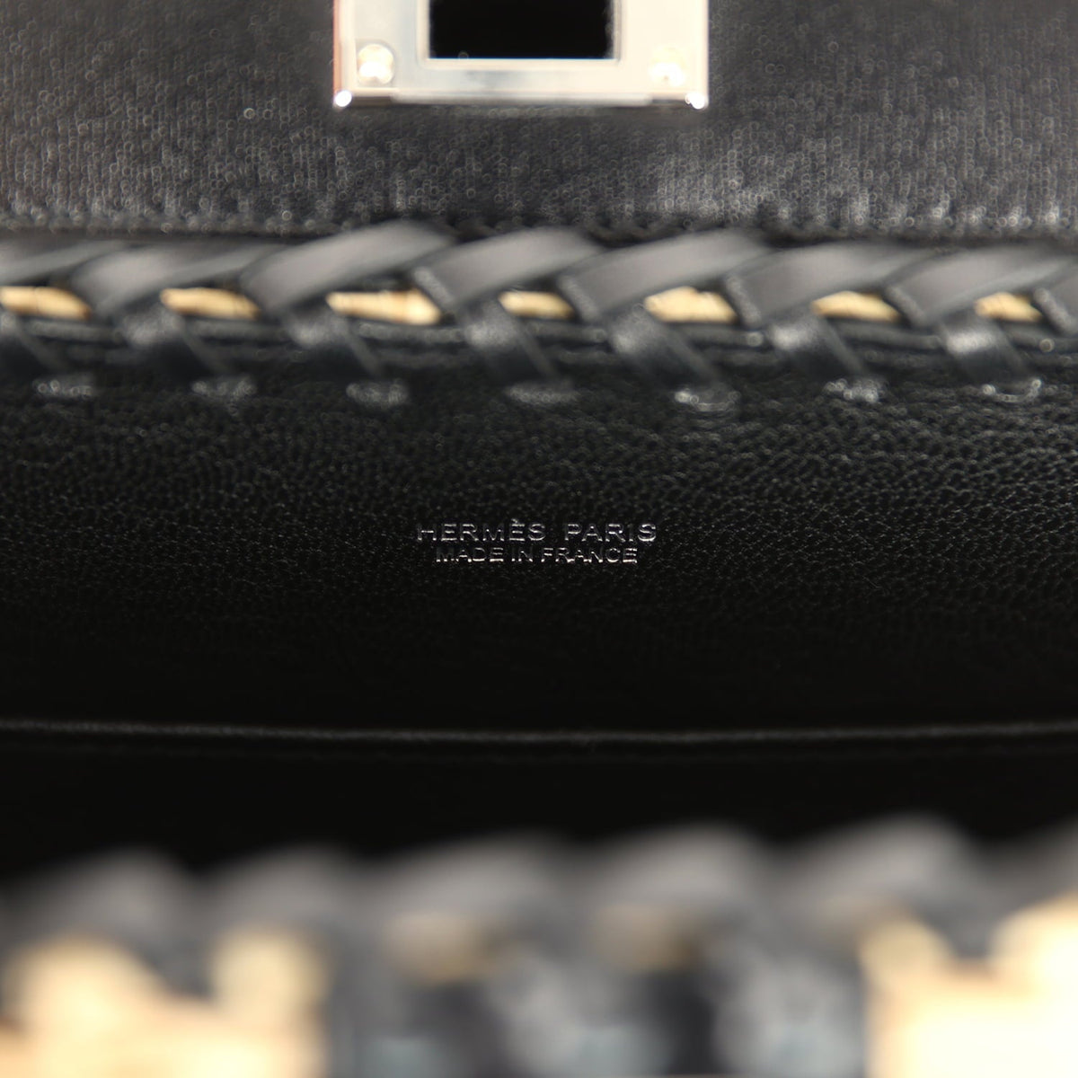 Hermes Mini Picnic Kelly 20 Black Box Palladium Hardware
