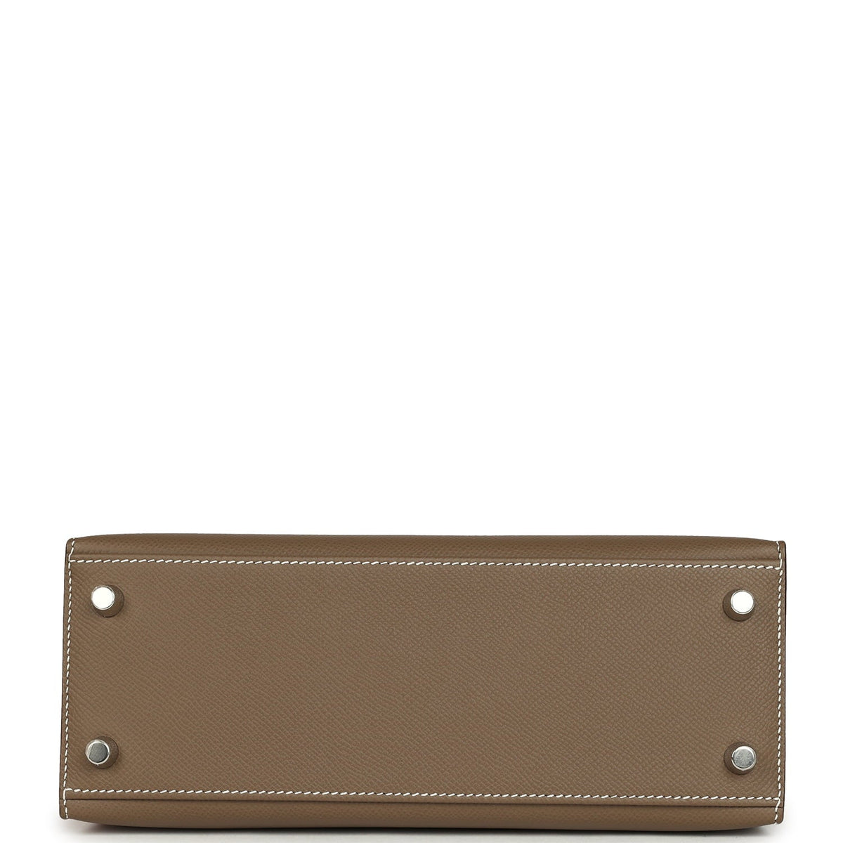 Hermes Kelly Sellier 25 Etoupe Epsom Palladium Hardware