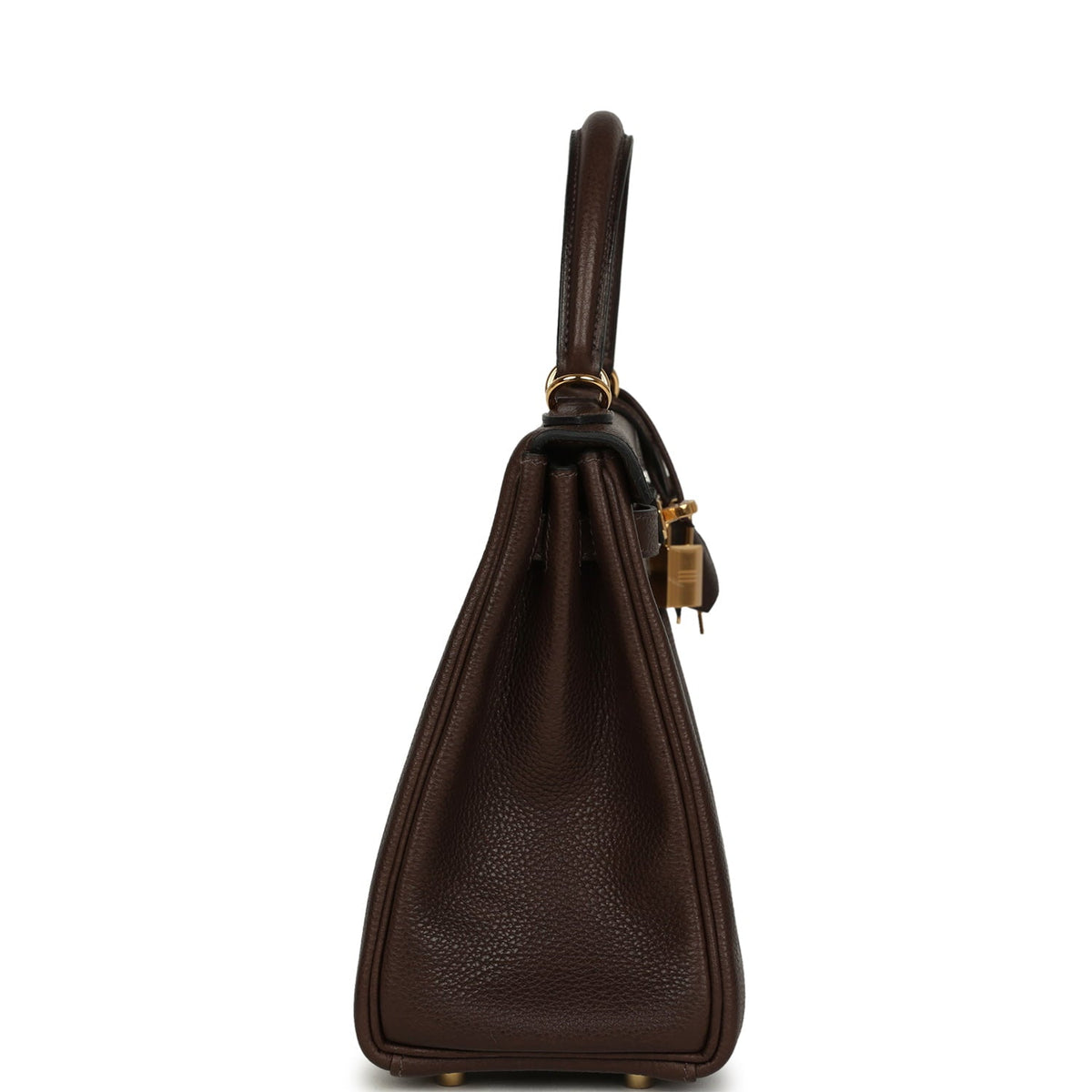 Hermes Kelly Retourne 25 Ebene Barenia Faubourg Gold Hardware