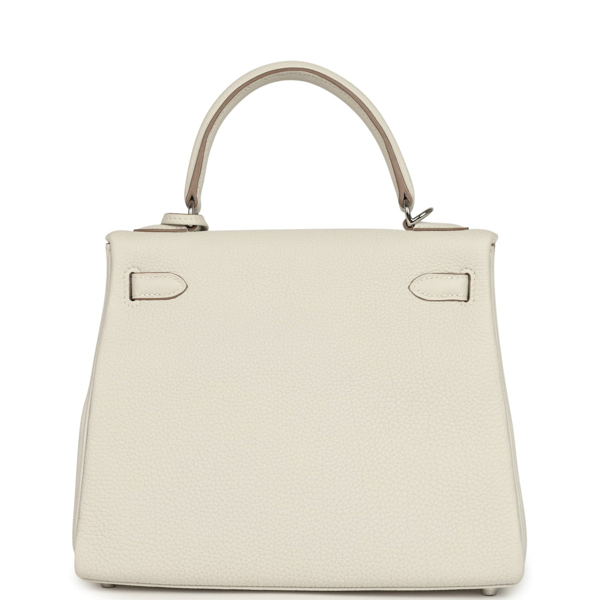 Hermes Kelly Retourne 25 Gris Pale Togo Palladium Hardware