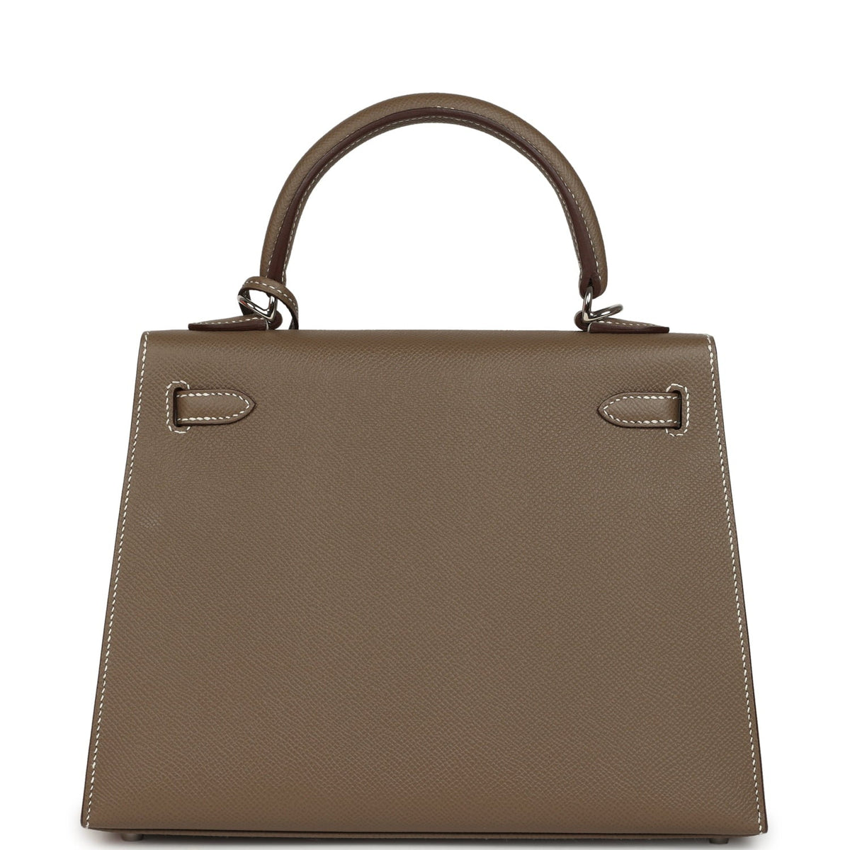 Hermes Kelly Sellier 25 Etoupe Epsom Palladium Hardware