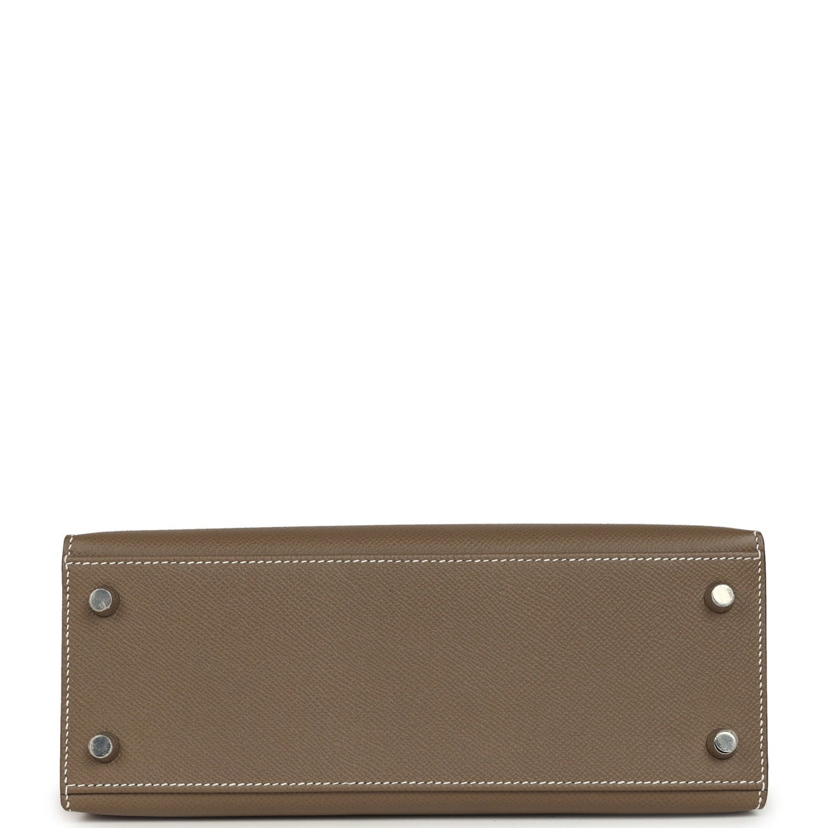 Hermes Kelly Sellier 25 Etoupe Epsom Palladium Hardware