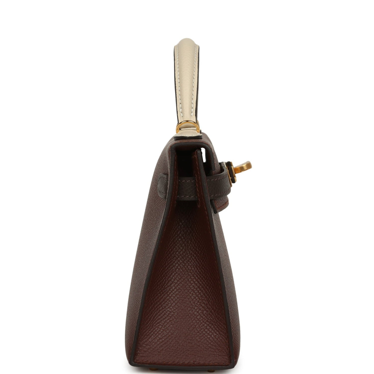 Hermes Kelly Sellier 20 Tri-color Terre, Ebene, Craie Epsom Gold Hardware