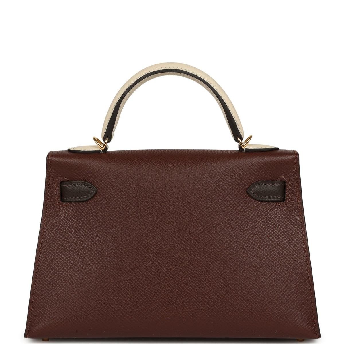 Hermes Kelly Sellier 20 Tri-color Terre, Ebene, Craie Epsom Gold Hardware