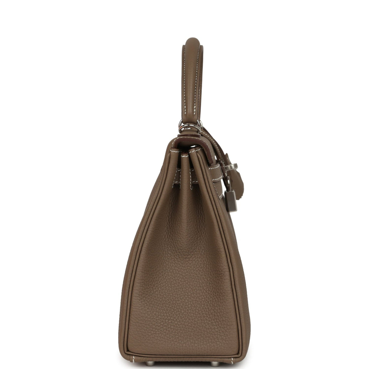 Hermes Kelly Retourne 25 Etoupe Togo Palladium Hardware