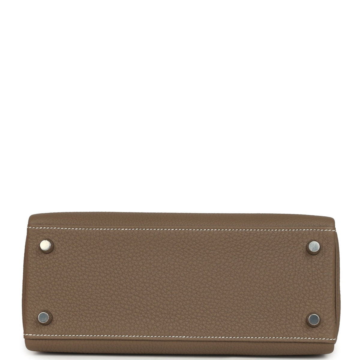 Hermes Kelly Retourne 25 Etoupe Togo Palladium Hardware