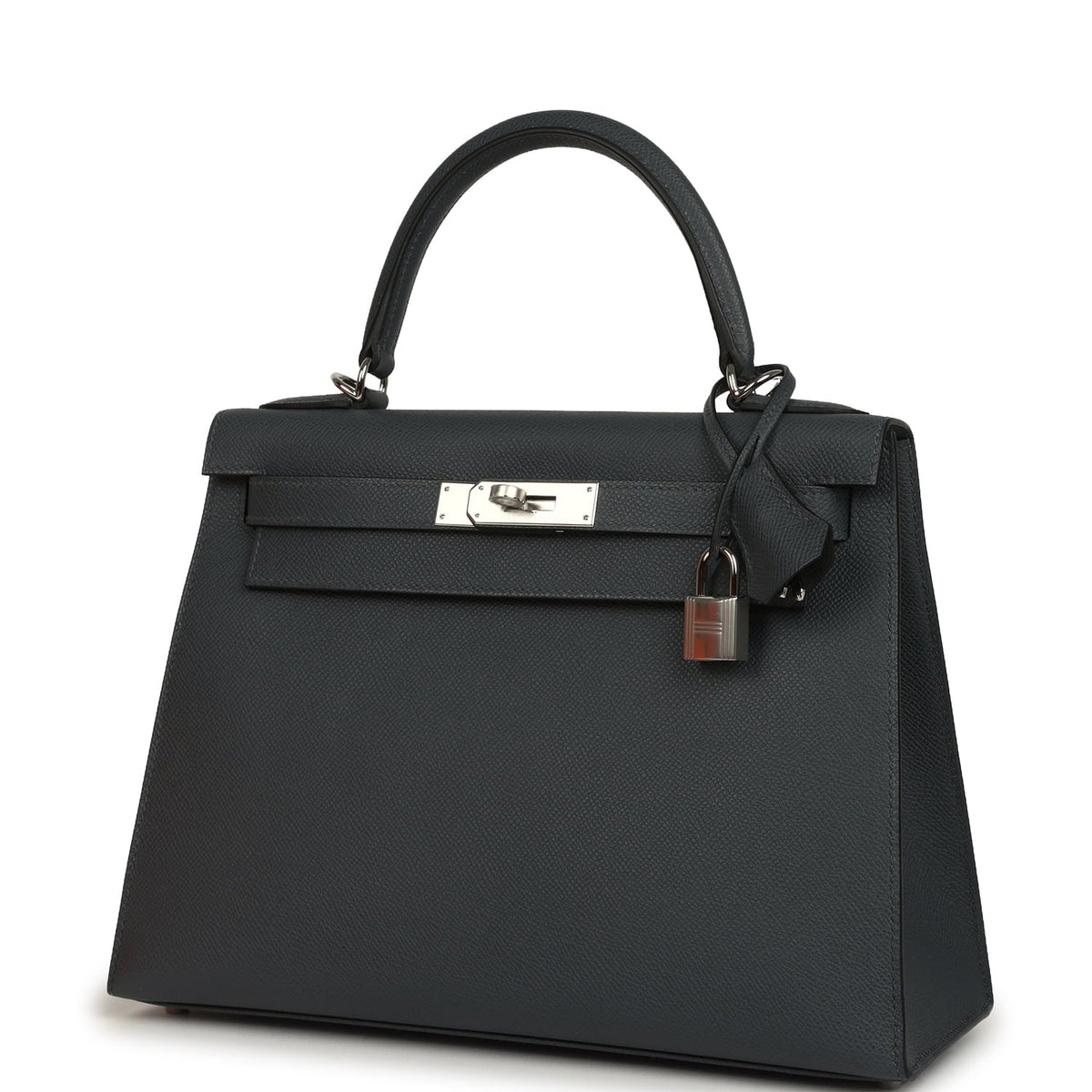 Hermes Kelly Sellier 28 Gris Misty Epsom Palladium Hardware